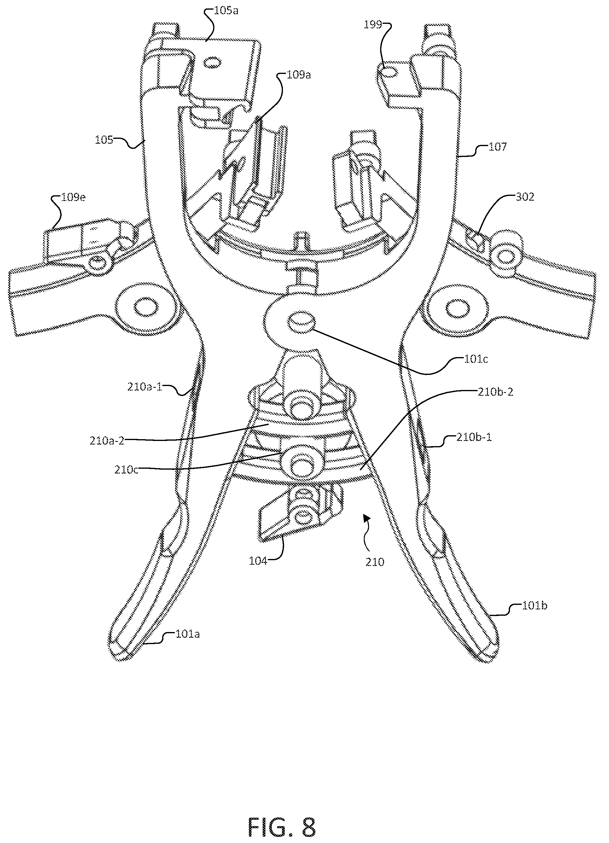 Patent US12096923 Figure 8 – Tissue retractor, retraction modules, and associated methods