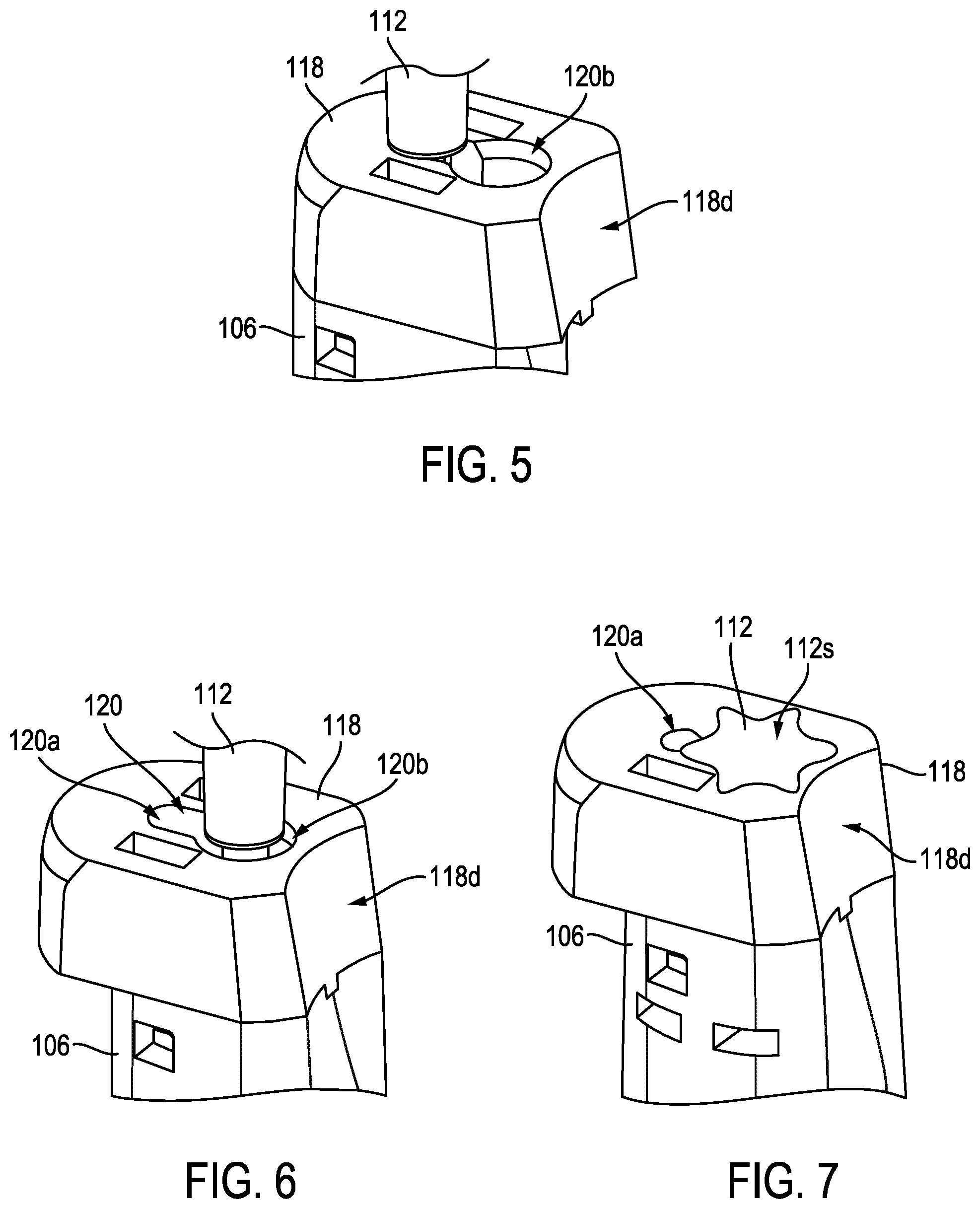 Patent US12096926 Figure 4 – Knotless anchor temporary suture capture