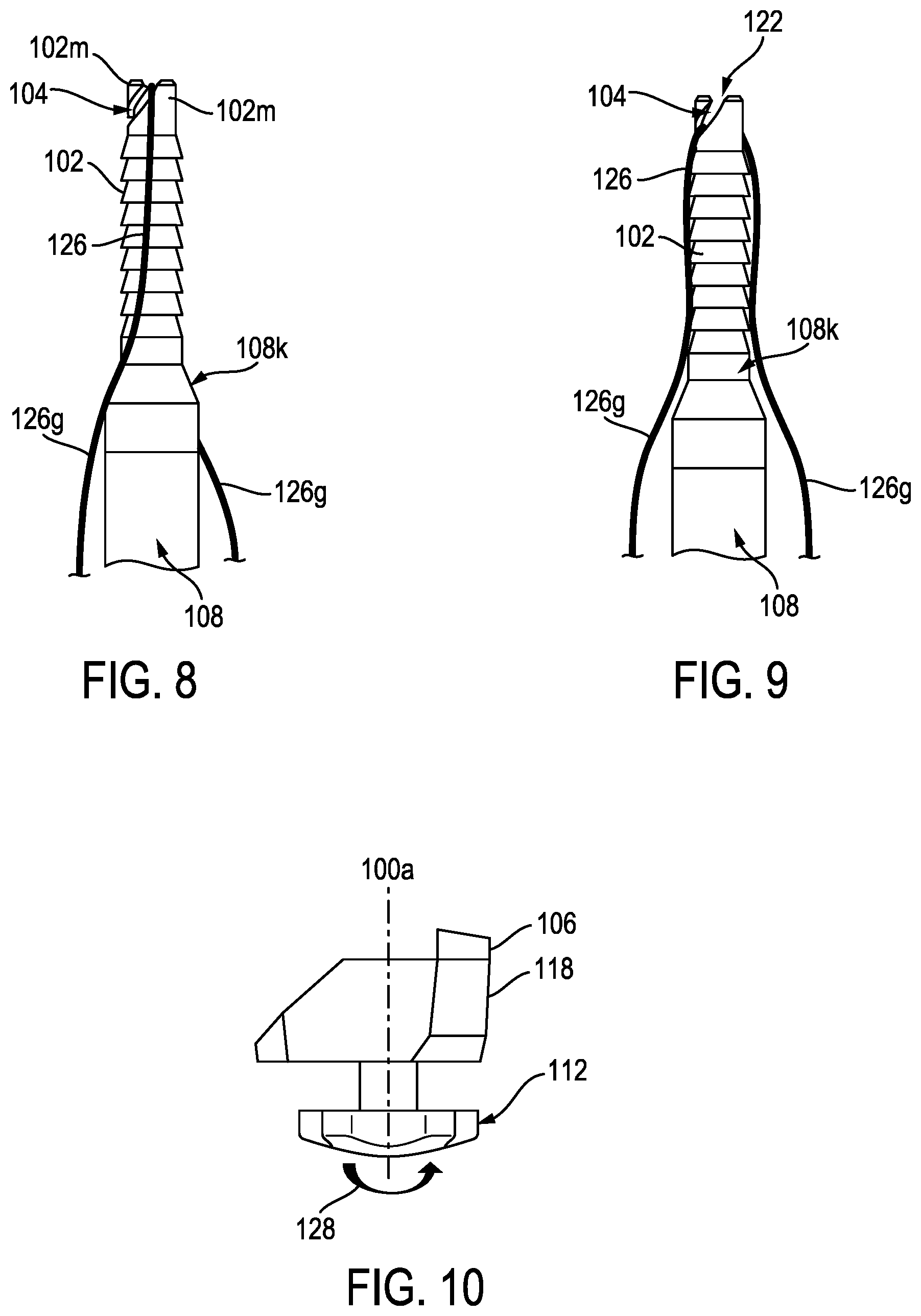 Patent US12096926 Figure 5 – Knotless anchor temporary suture capture