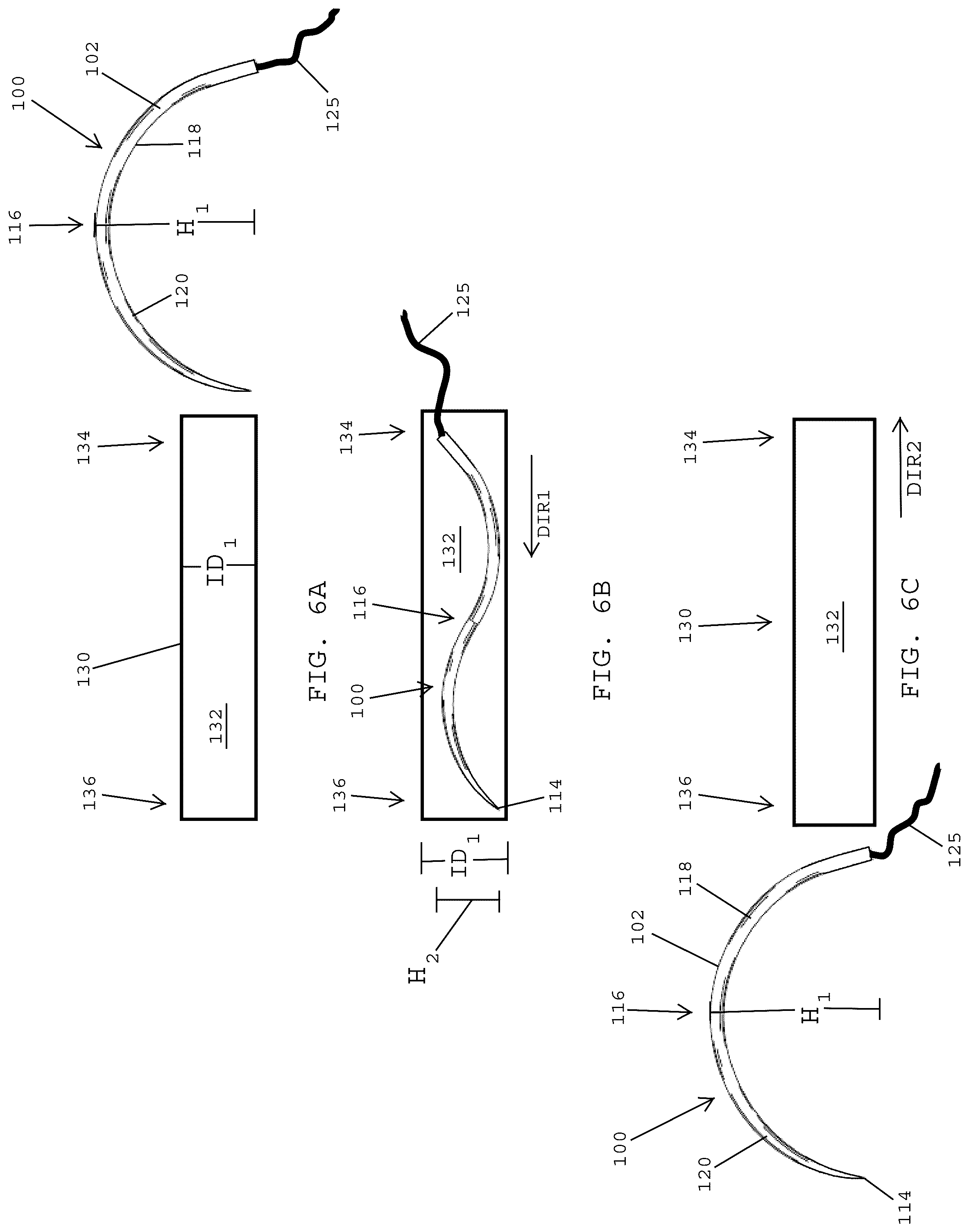 Patent US12096930 Figure 4 – Reconfigurable suture needles being transformable between higher profile configurations and lower profile configurations