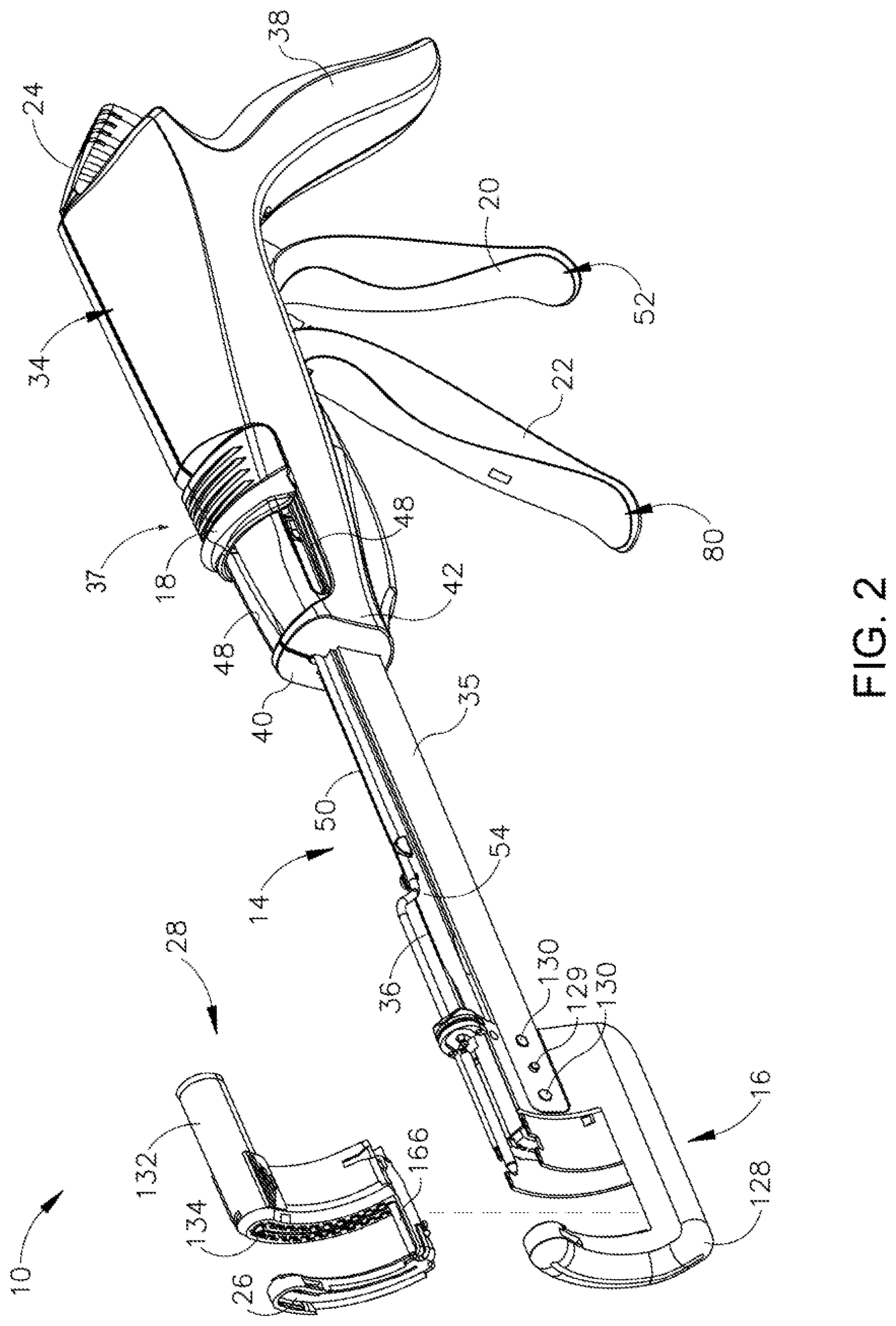 Patent US12096934 Figure 5 – Frame for surgical stapler and associated method of manufacture with stamping