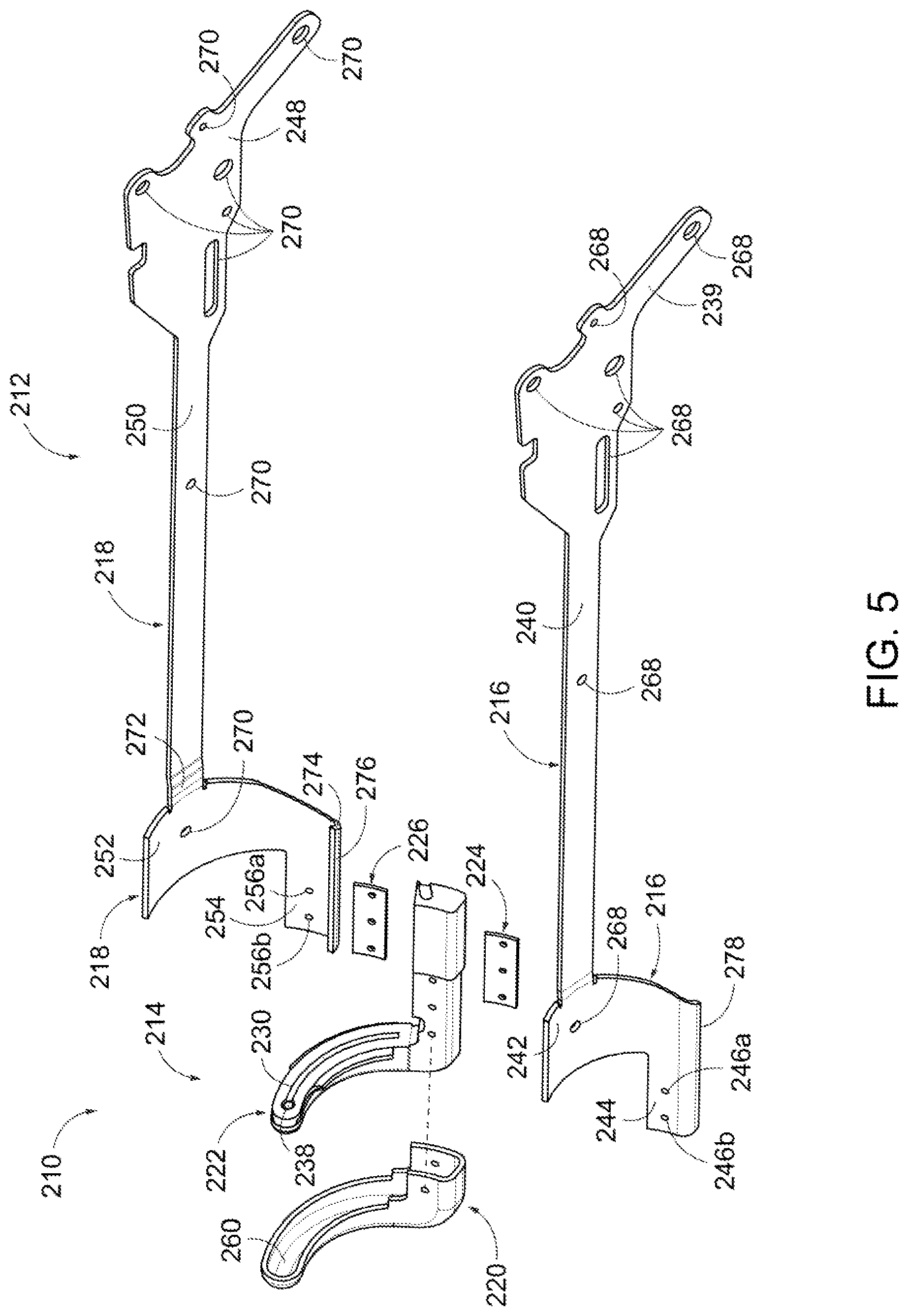 Patent US12096934 Figure 7 – Frame for surgical stapler and associated method of manufacture with stamping