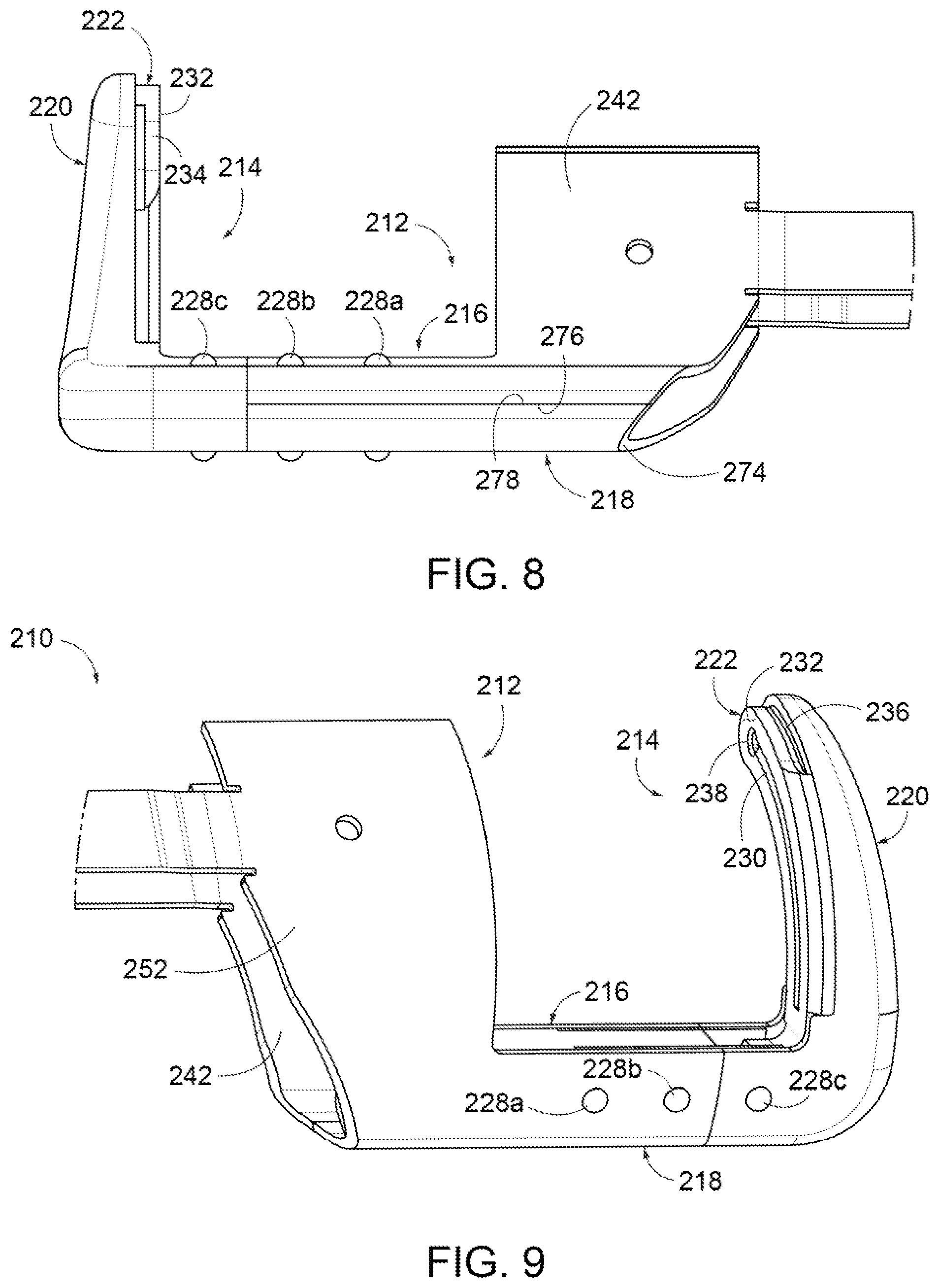 Patent US12096934 Figure 9 – Frame for surgical stapler and associated method of manufacture with stamping