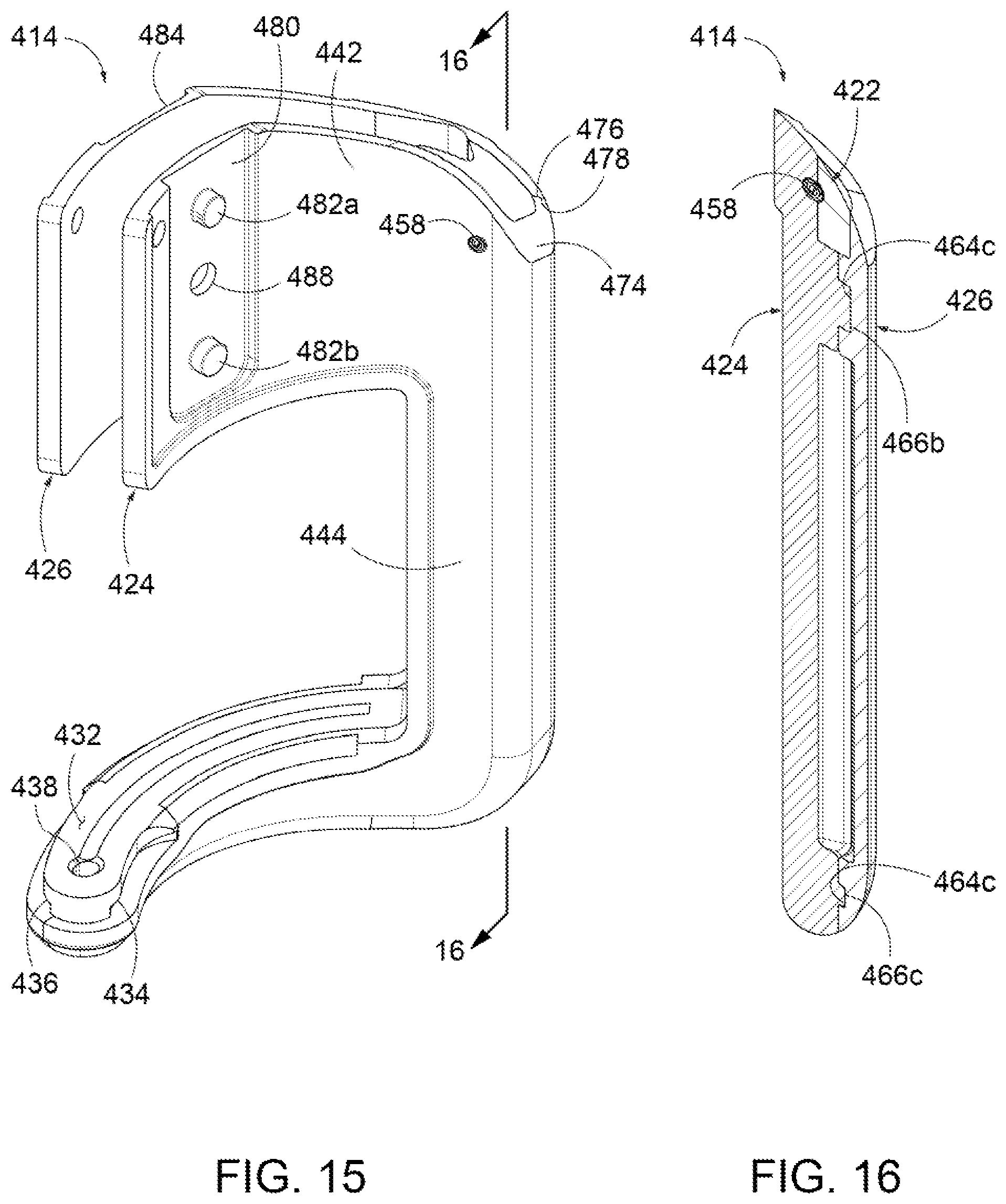 Patent US12096934 Figure 14 – Frame for surgical stapler and associated method of manufacture with stamping