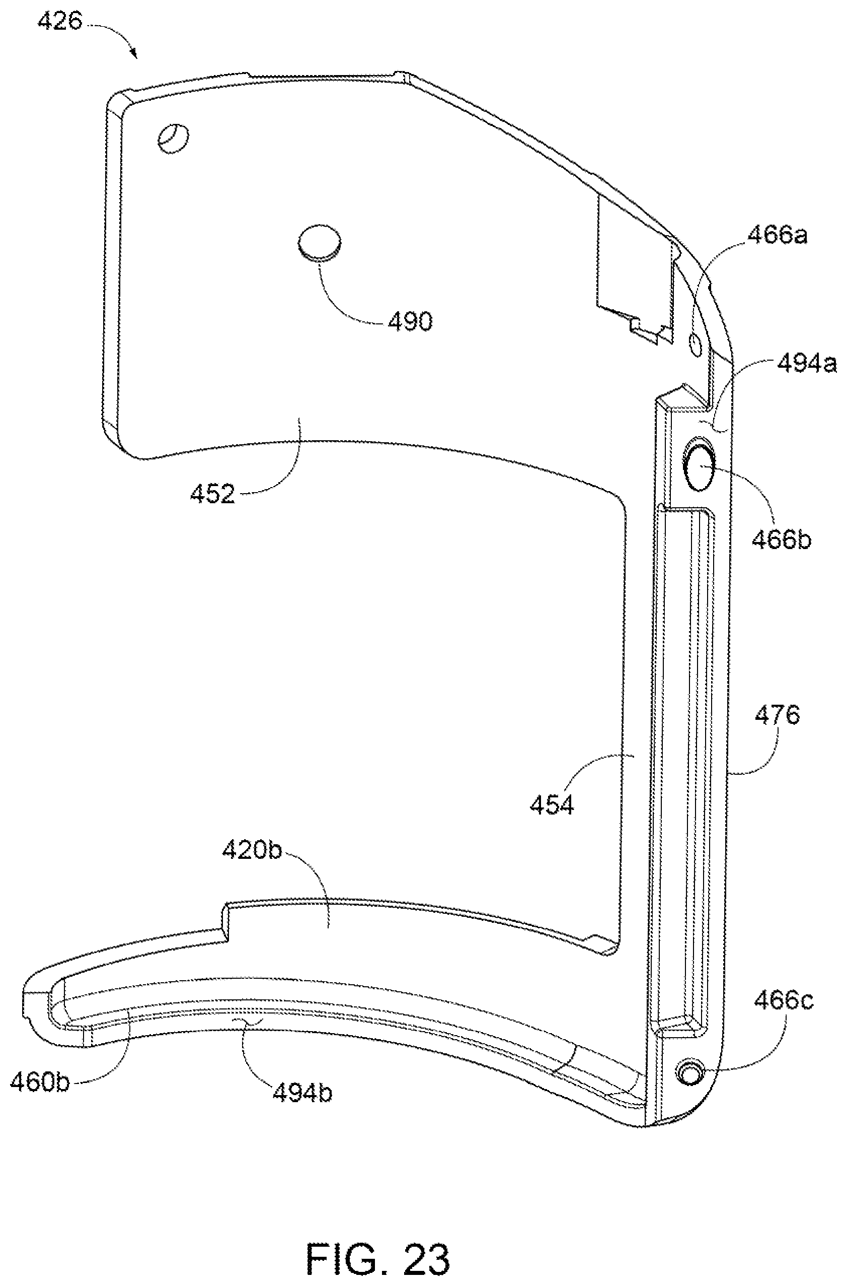 Patent US12096934 Figure 18 – Frame for surgical stapler and associated method of manufacture with stamping