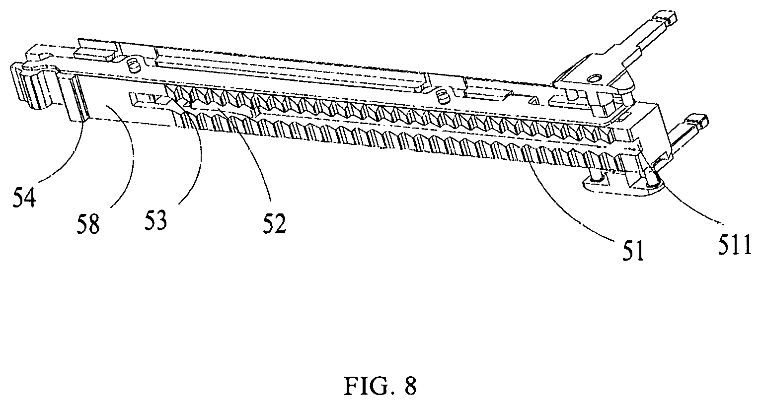 Patent US12096939 Figure 8 – Firing mechanism and stapler