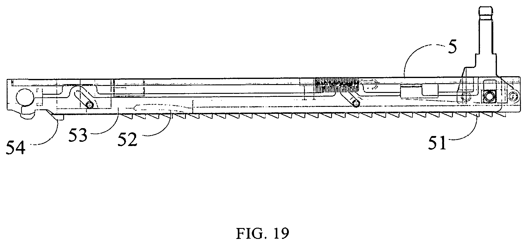 Patent US12096939 Figure 19 – Firing mechanism and stapler