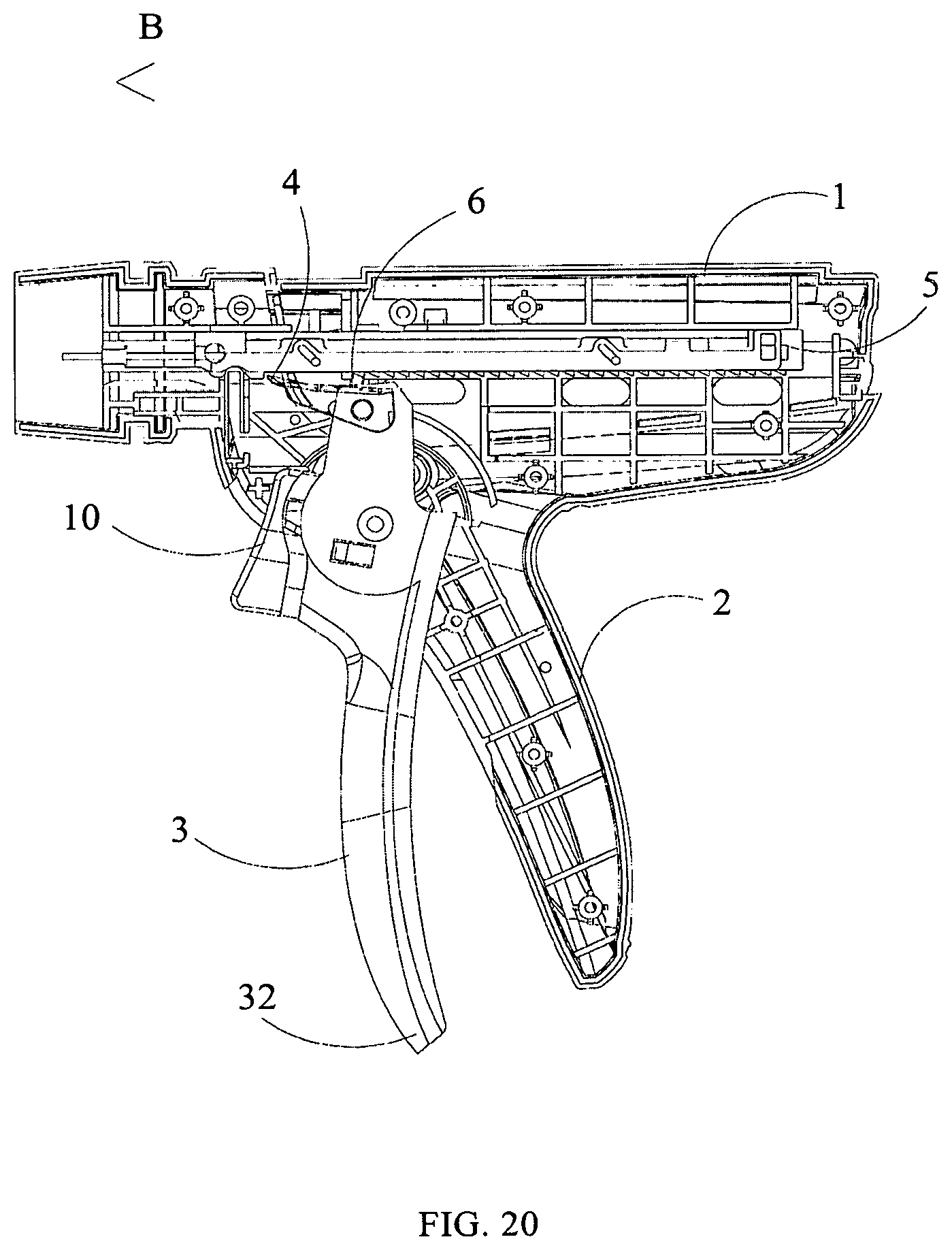 Patent US12096939 Figure 20 – Firing mechanism and stapler