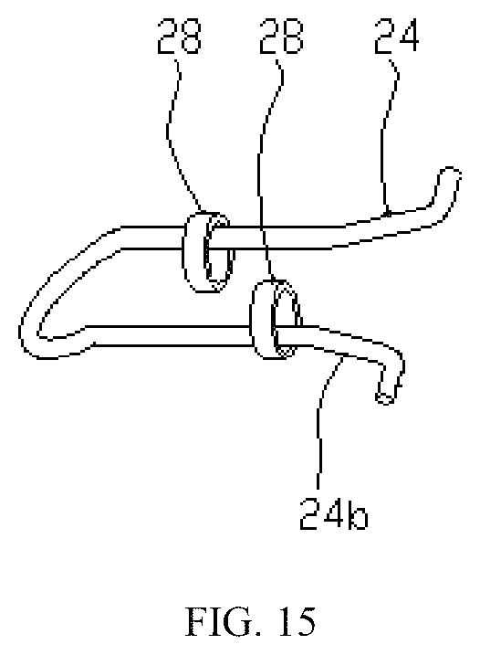Patent US12096942 Figure 6 – Hemostasis and suturing conjoined dual-clamp capable of passing through channel of digestive endoscope and operation method
