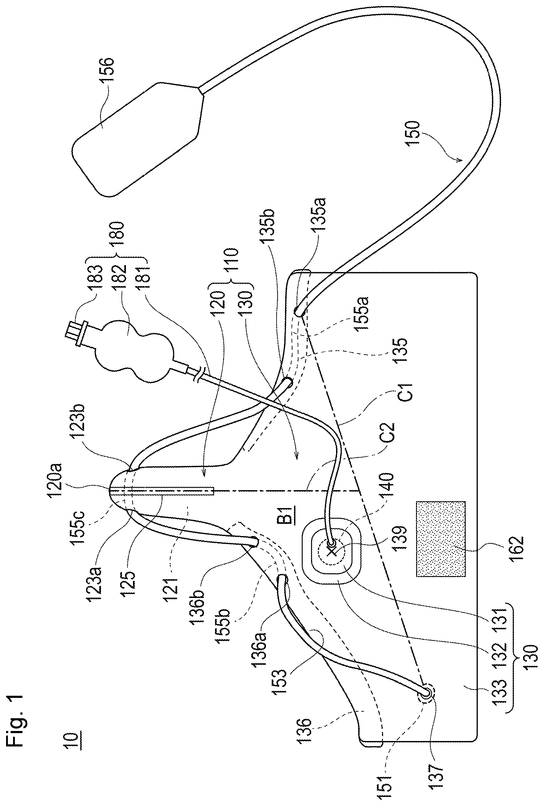 Patent US12096944 Figure 1 – Hemostatic device