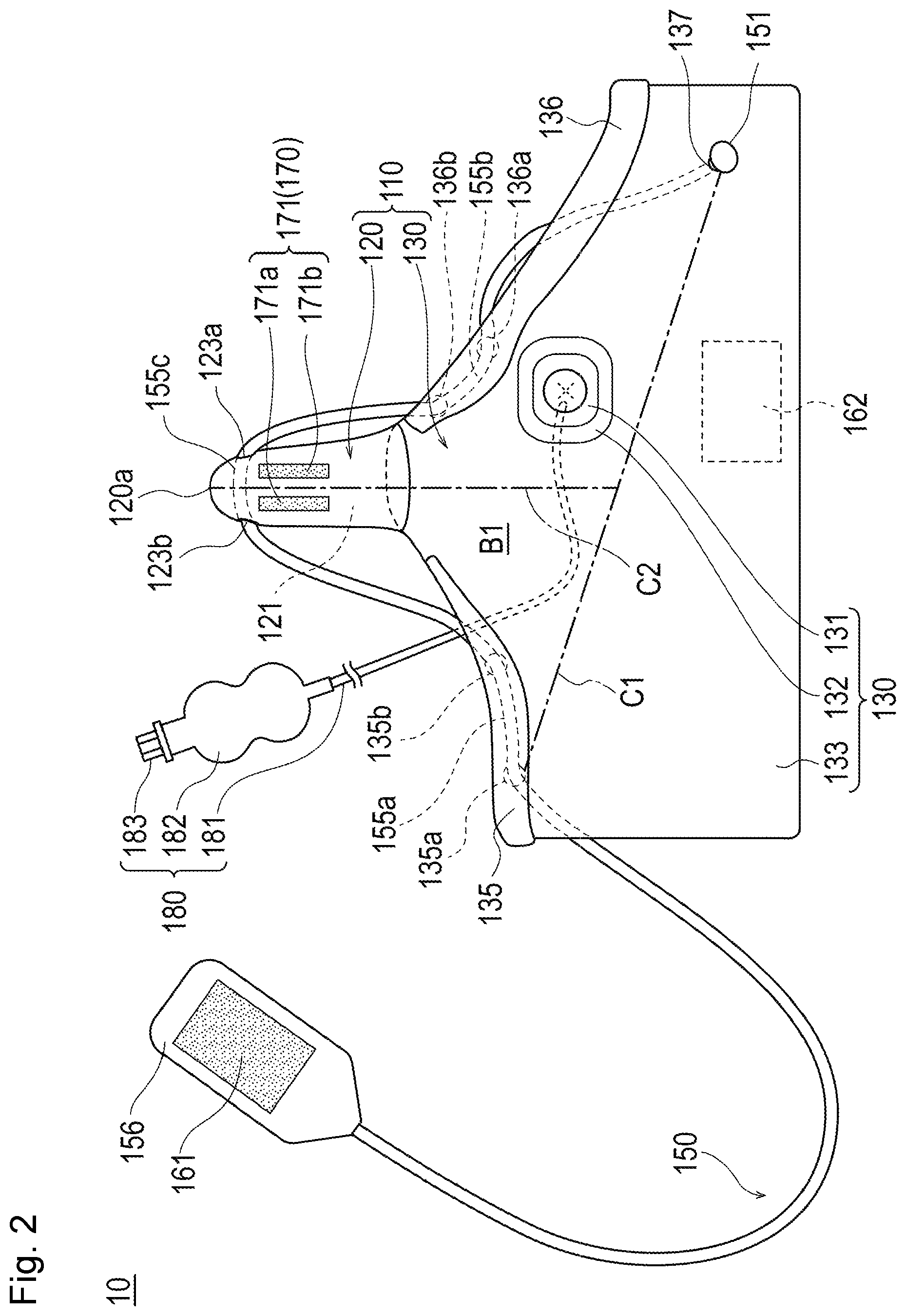 Patent US12096944 Figure 2 – Hemostatic device