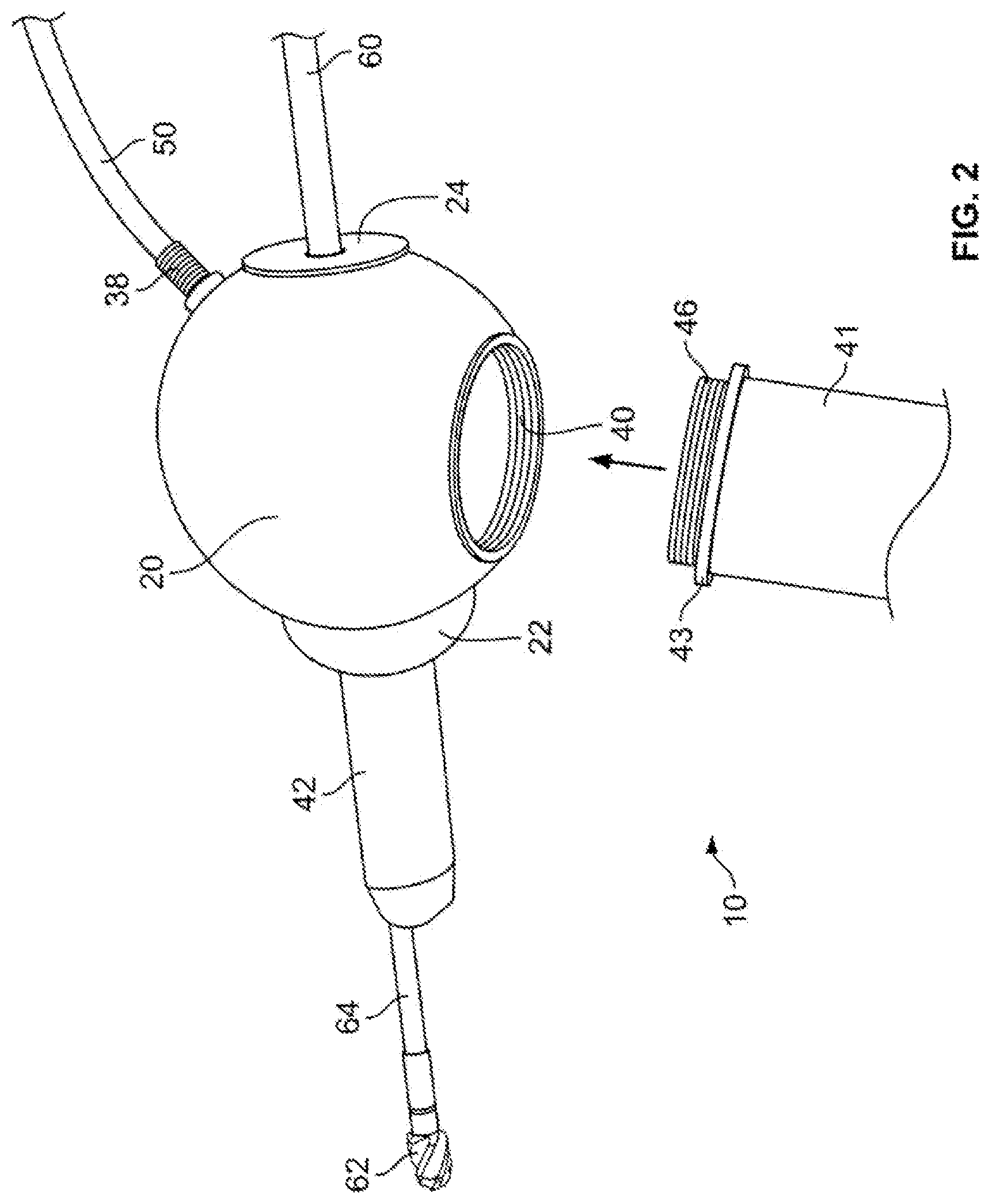 Patent US12096947 Figure 2 – Bone marrow harvesting device and storage methods