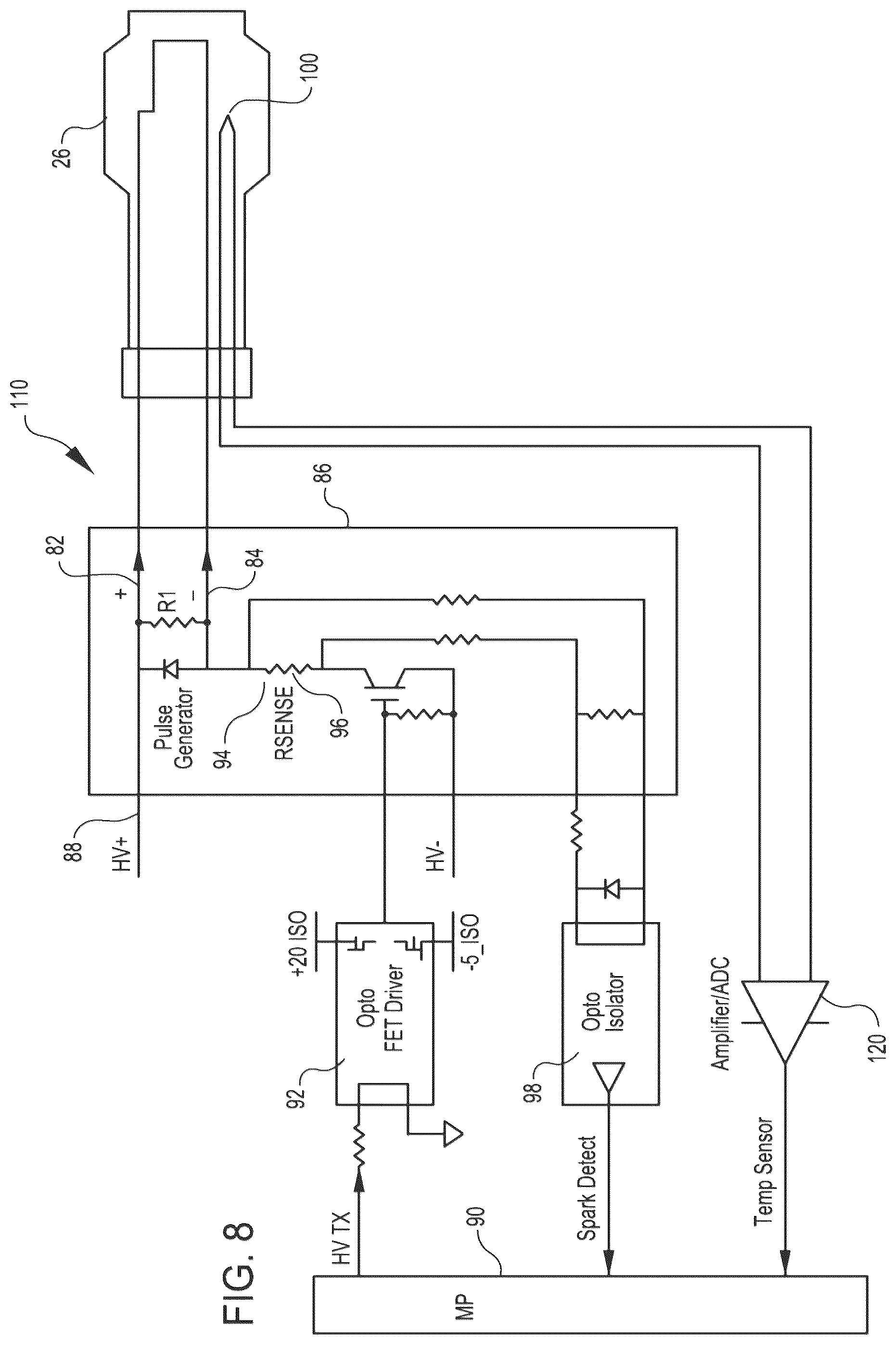 Patent US12096950 Figure 4 – Shockwave catheter system with energy control