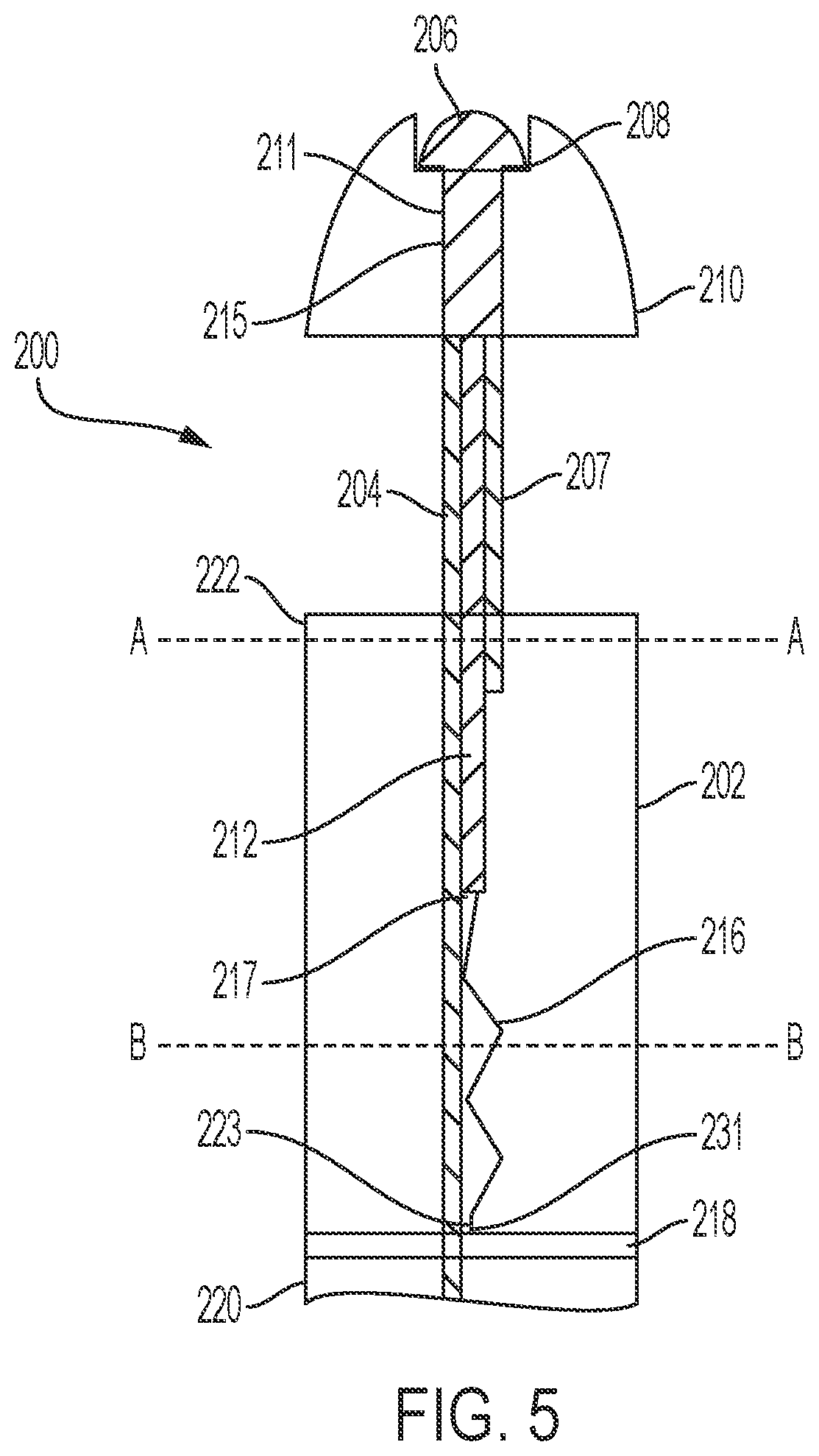 Patent US12096954 Figure 5 – Endoscopic surgical tool