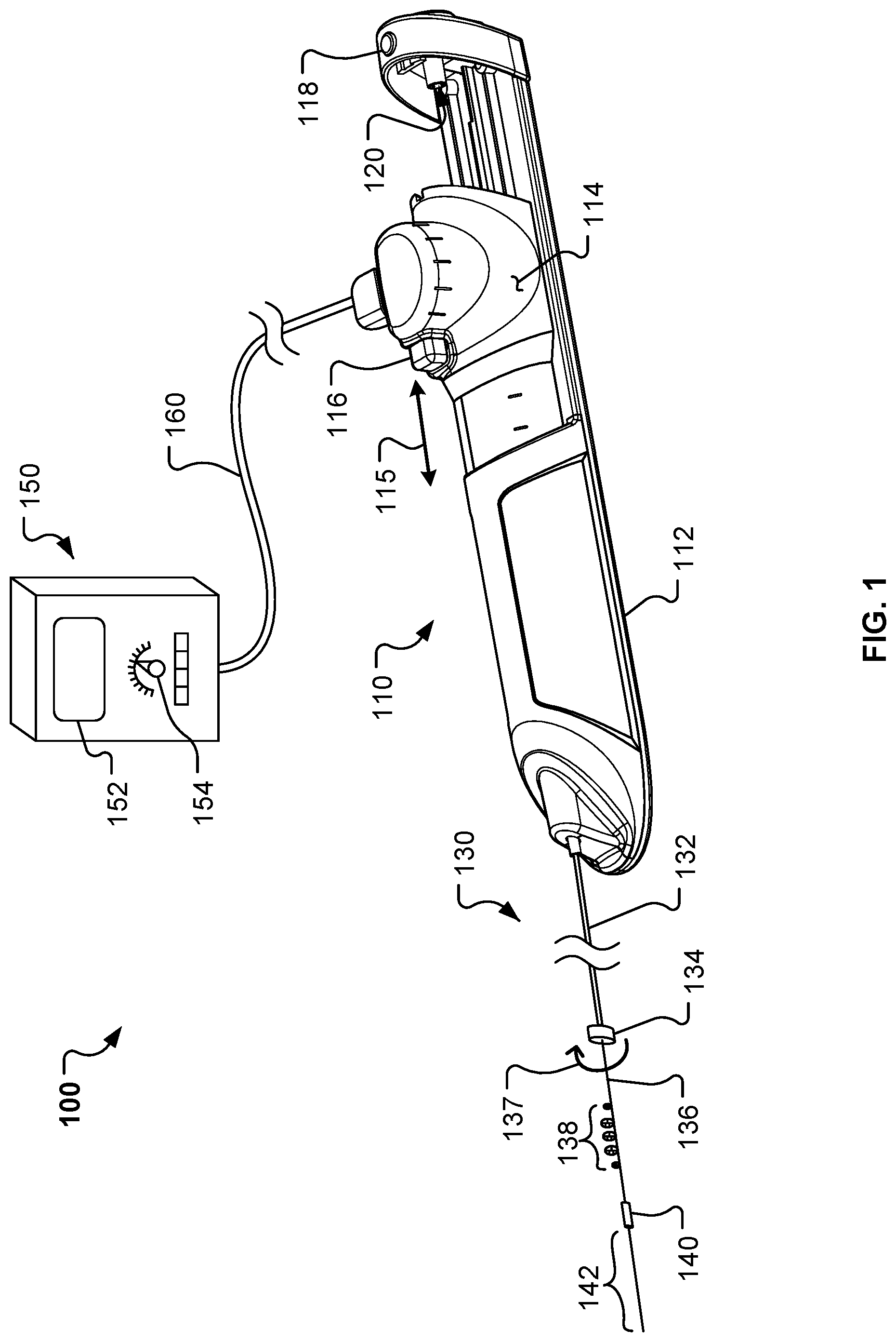Patent US12096956 — Atherectomy devices and methods — Figure 1
