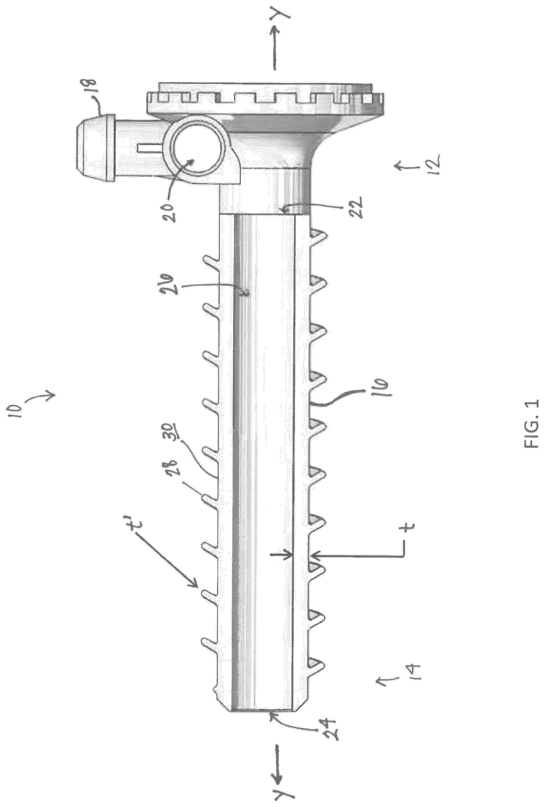 Patent US12096958 Figure 1 – Soft-thread cannula and cannula seal assembly