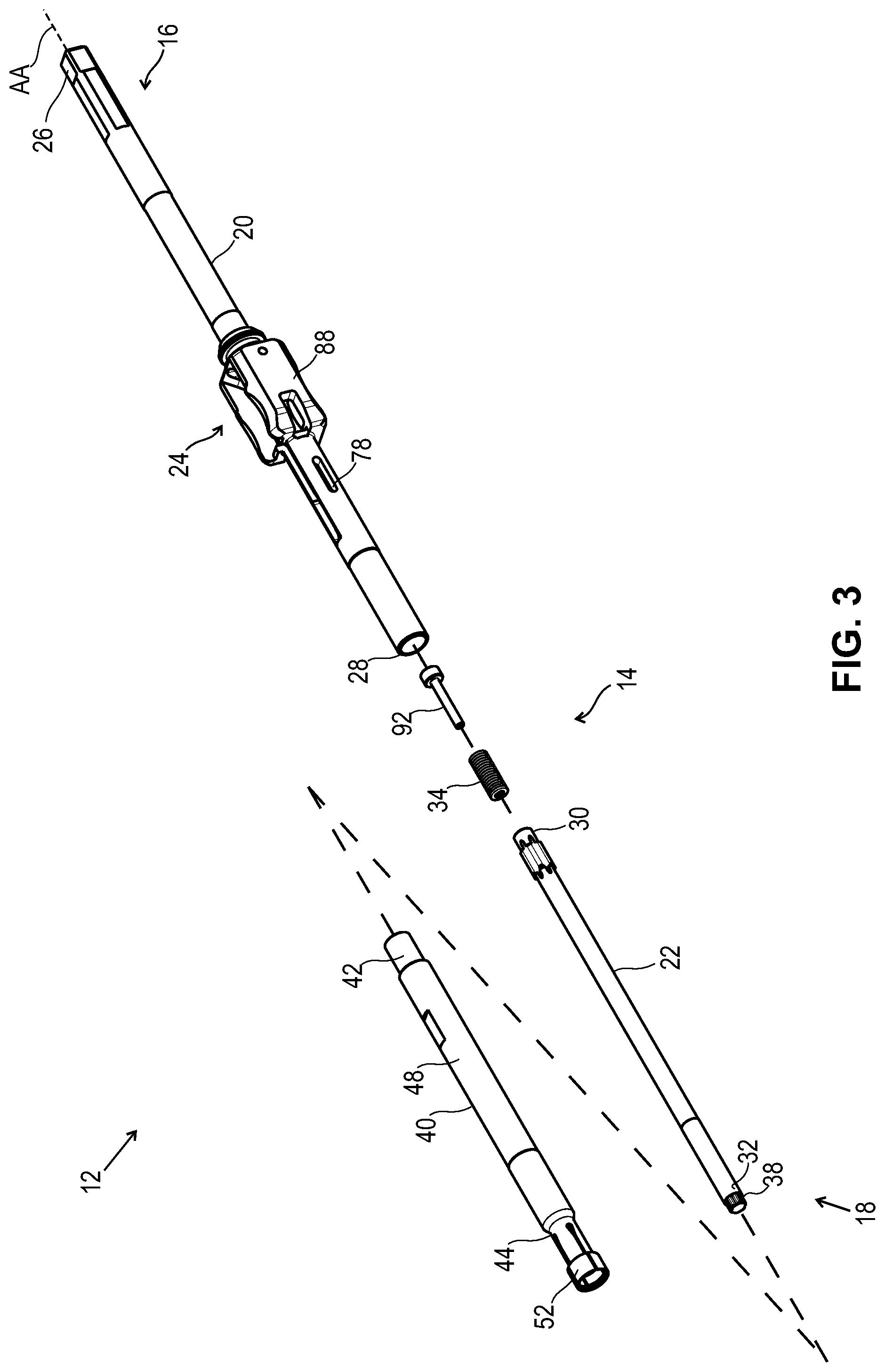 Patent US12096961 Figure 3 – Surgical instrument and method