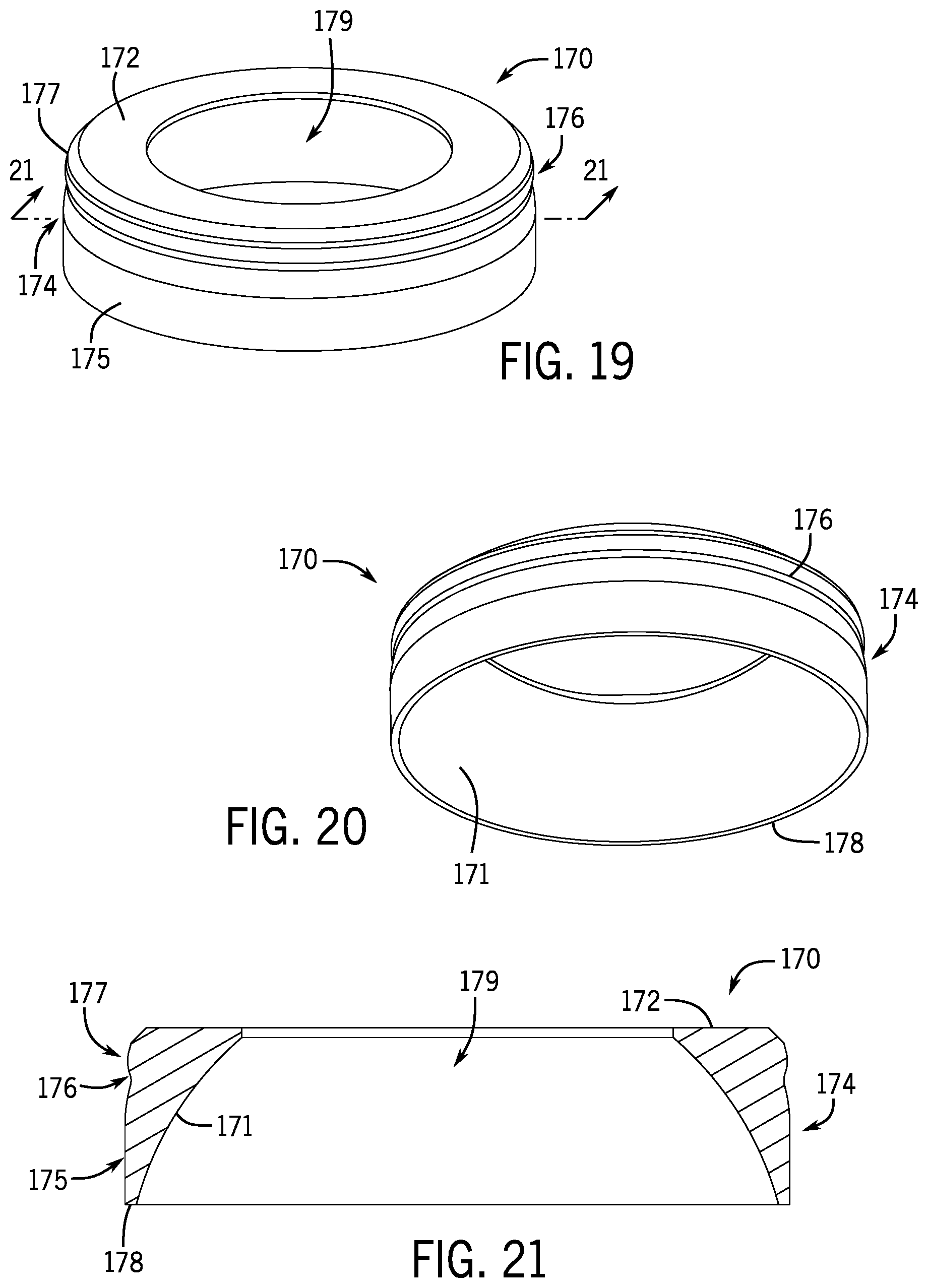 Patent US12096964 Figure 7 – Modular bone anchor system with bottom loaded shank heads having a single shank head shape