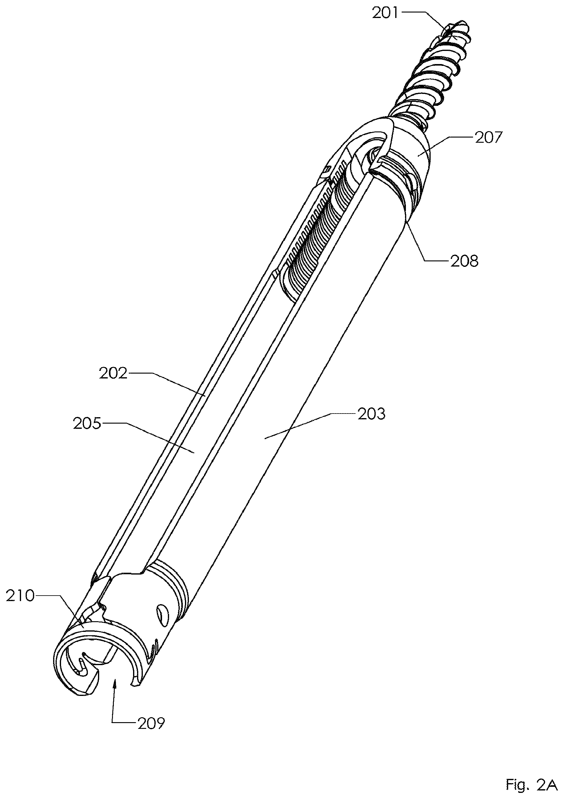 Patent US12096965 Figure 6 – Minimally invasive pedicle screw extension sleeve system