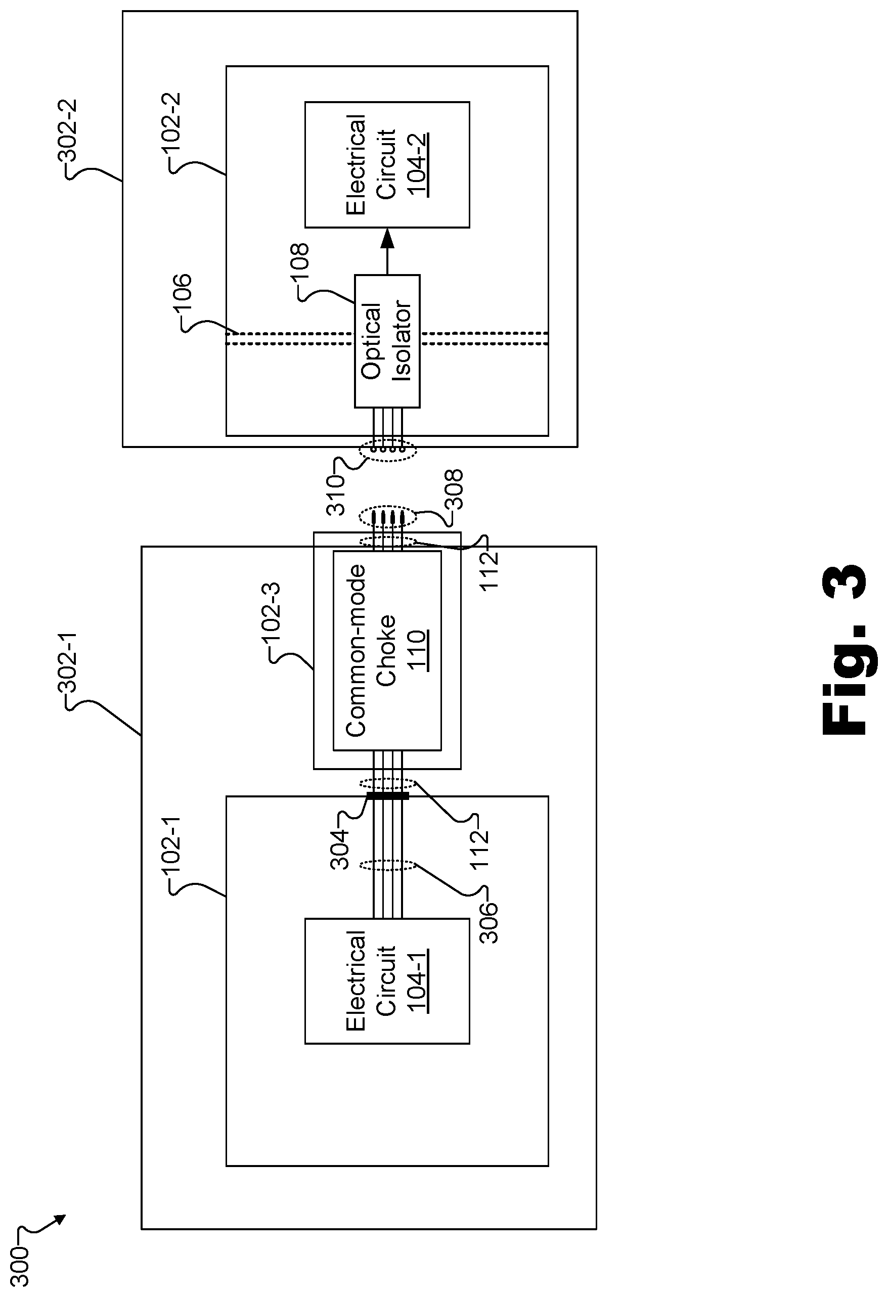 Patent US12096970 Figure 3 – Medical systems that implement a common-mode choke to reduce voltage transients