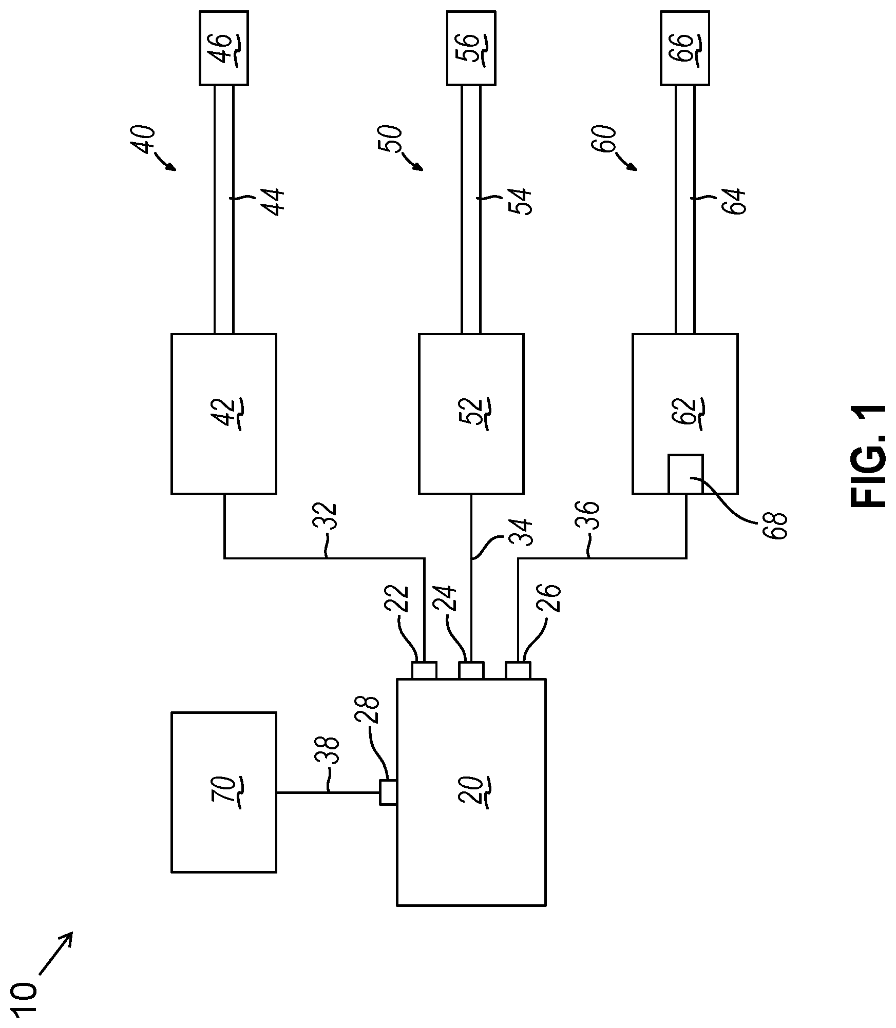 Patent US12096971 Figure 1 – Electrosurgical instrument with electrical resistance monitor at rotary coupling