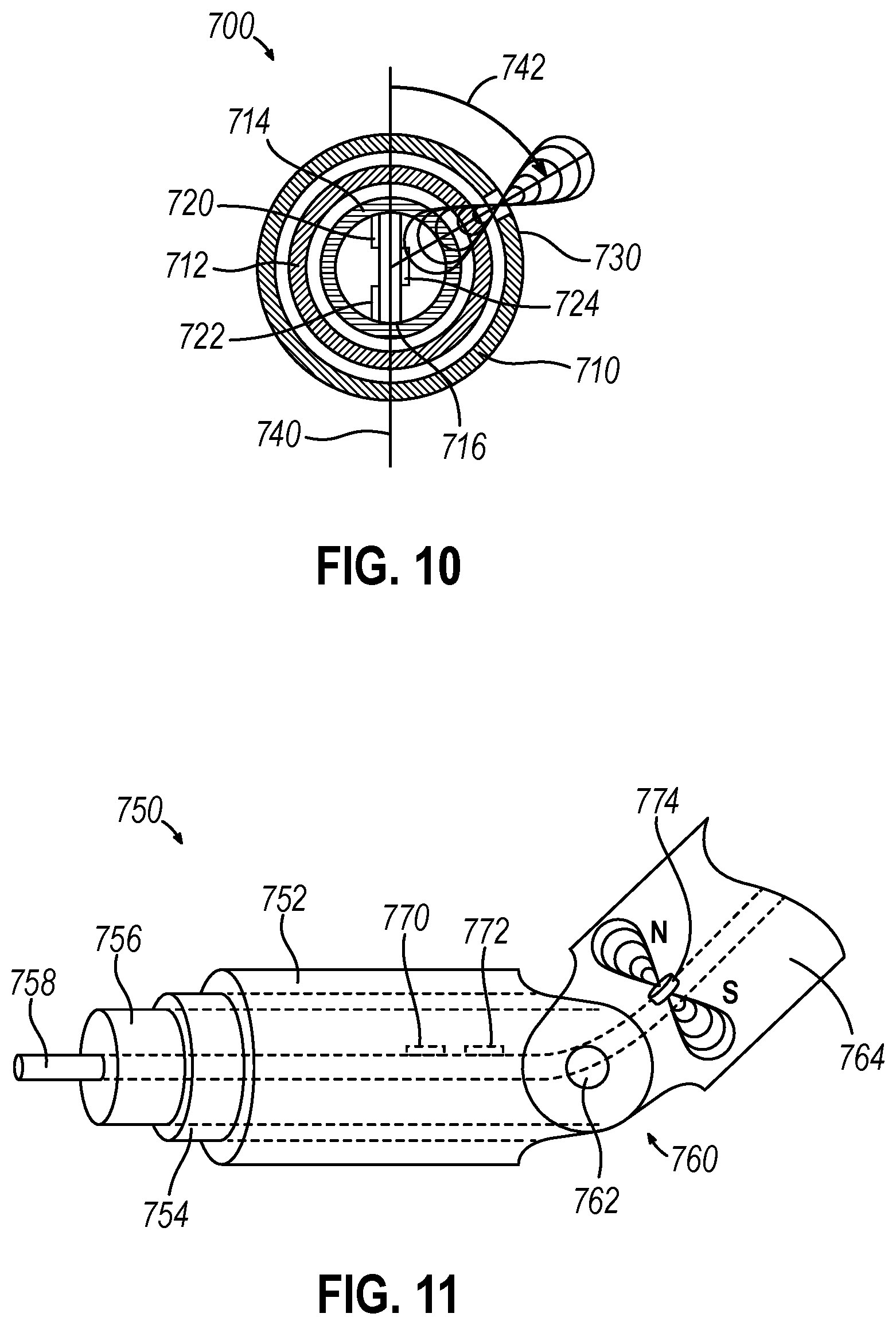 Patent US12096971 Figure 8 – Electrosurgical instrument with electrical resistance monitor at rotary coupling