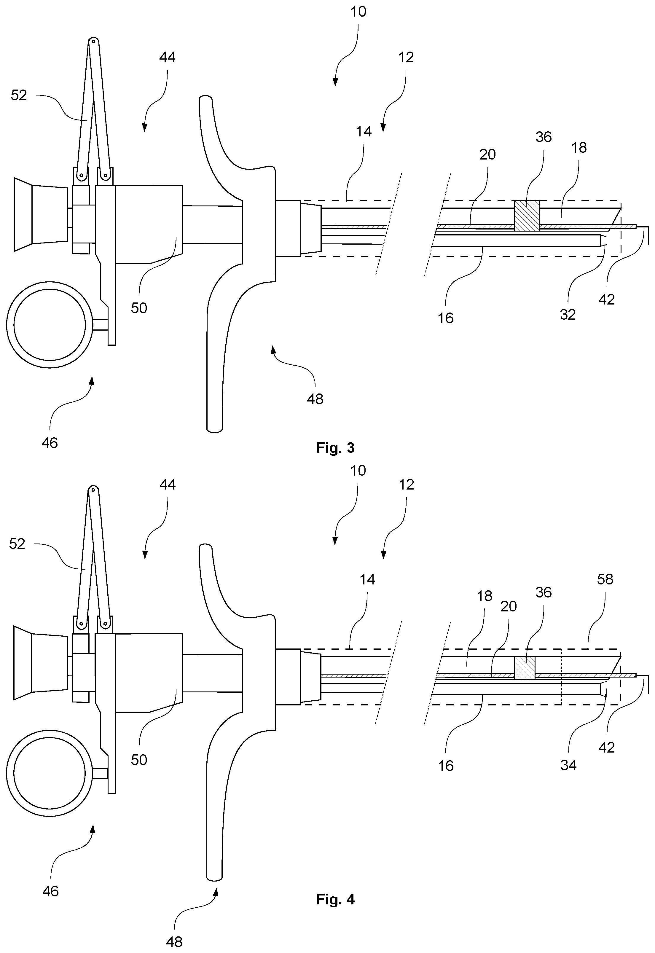 Patent US12096975 Figure 2 – Resectoscope having an electrode instrument in the outer shaft