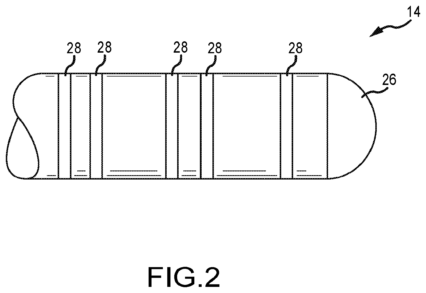 Patent US12096977 Figure 2 – Electrophysiology catheter with modular electrode structure