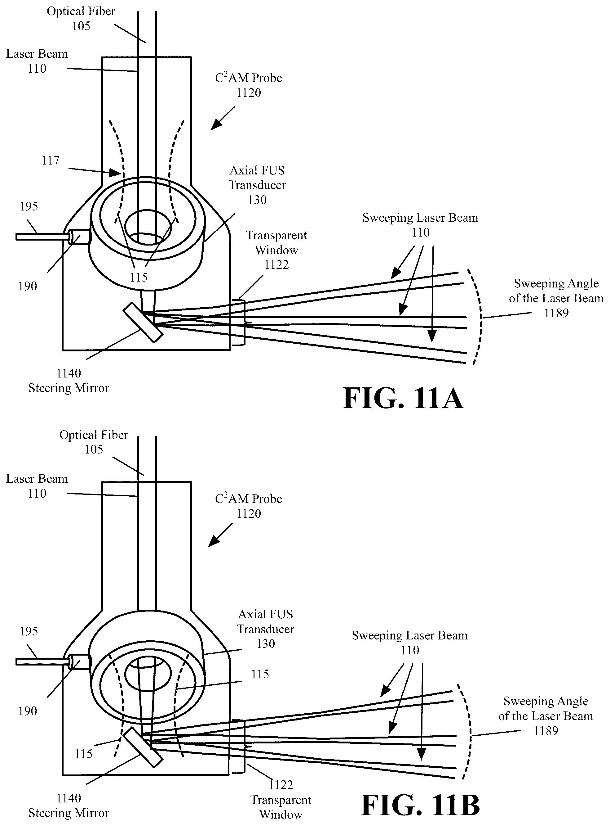 Patent US12096980 Figure 19 – Mediator-free universal laser light amplification with coaxial propagating focused ultrasound and system