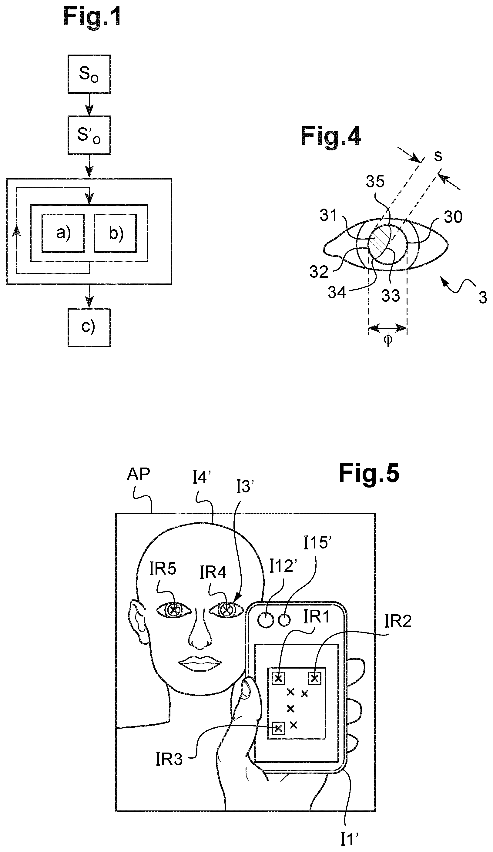 Patent US12096984 Figure 1 – Method and device for determining a refraction feature of an eye of a subject