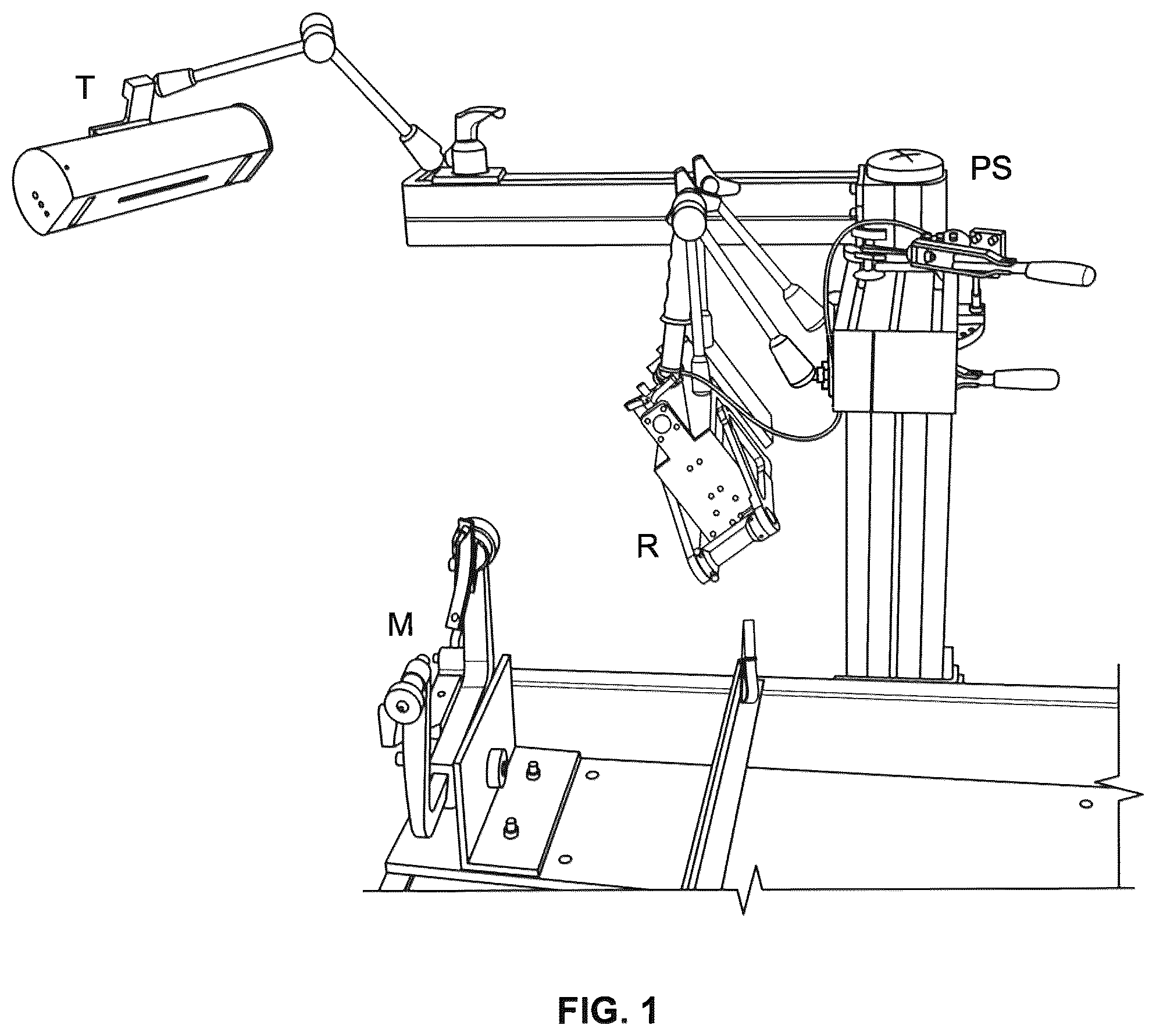Patent US12096994 Figure 1 – Robotic system and method for spinal and other surgeries