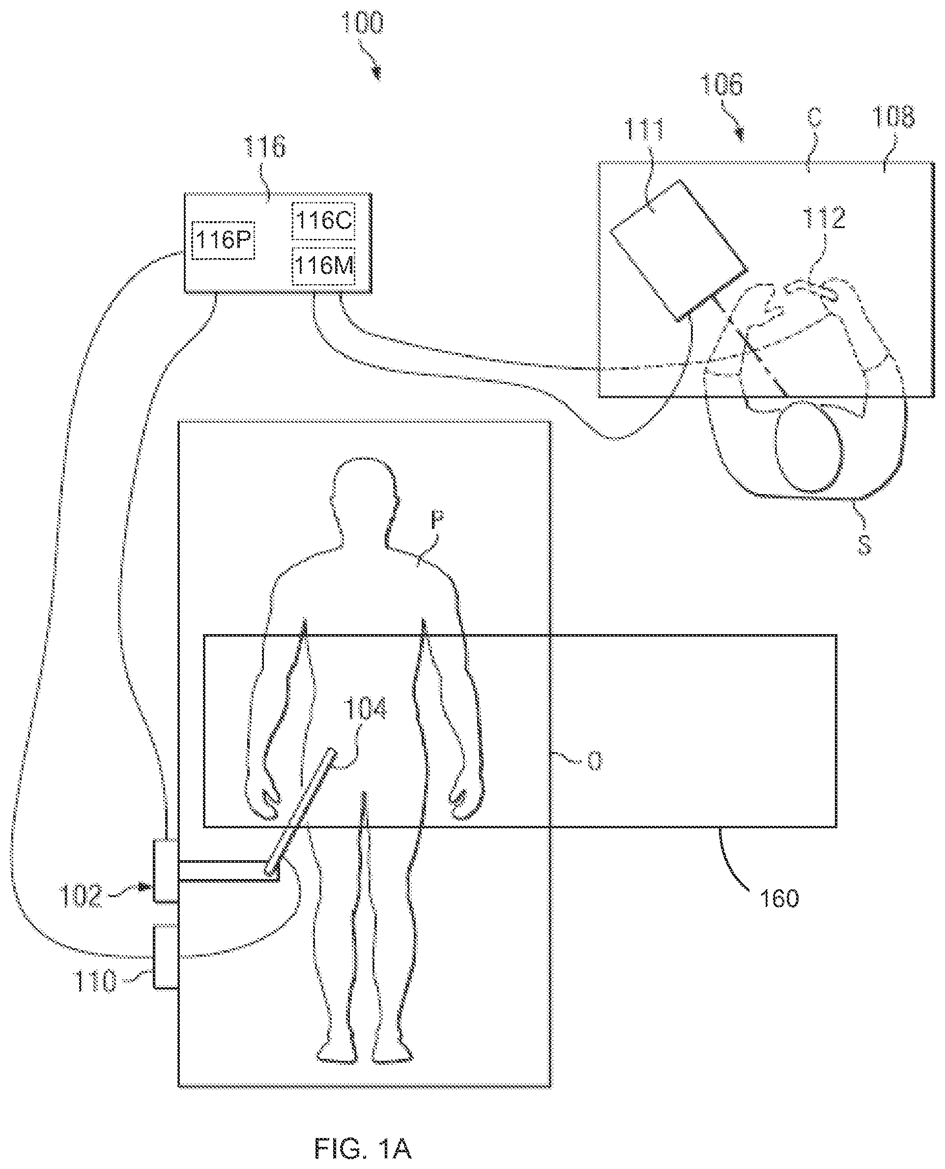 Patent US12097000 — Systems and methods for robotic medical system integration with external imaging — Figure 1