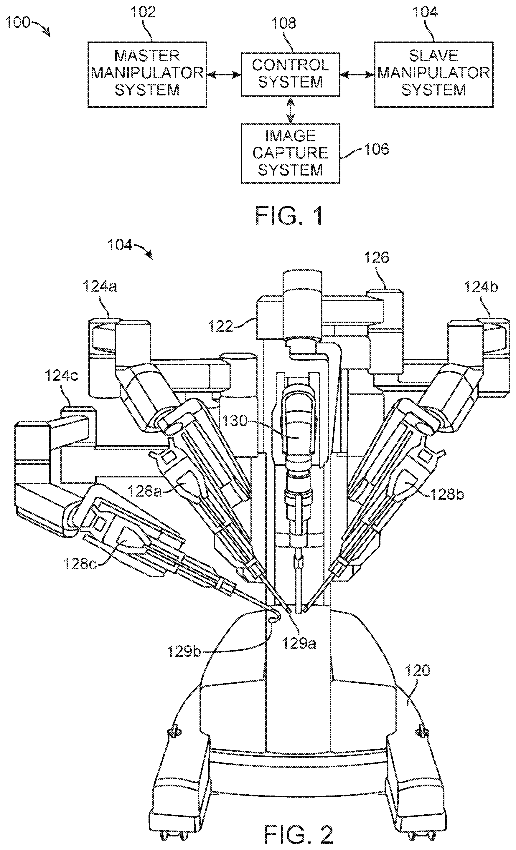 Patent US12097001 Figure 1 – Systems and methods for instrument insertion control