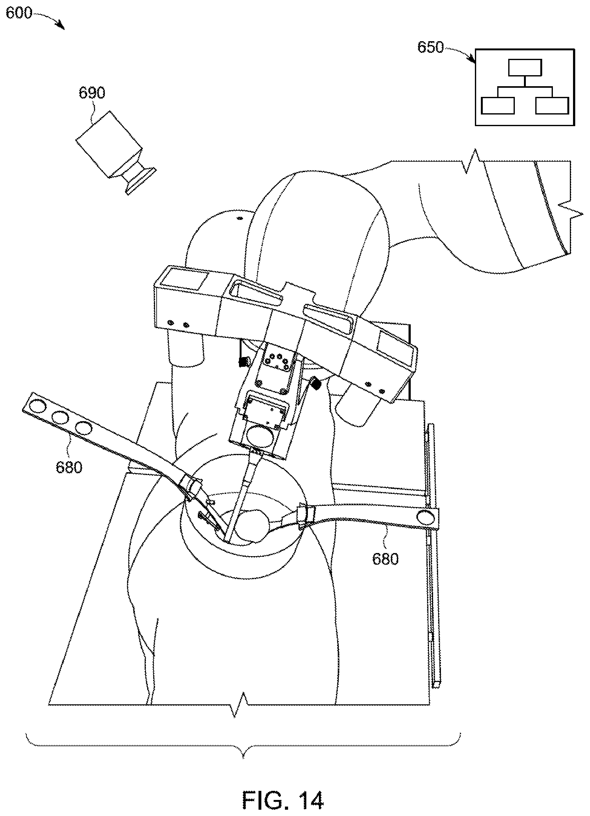 Patent US12097003 Figure 14 – System and method for interaction and definition of tool pathways for a robotic cutting tool