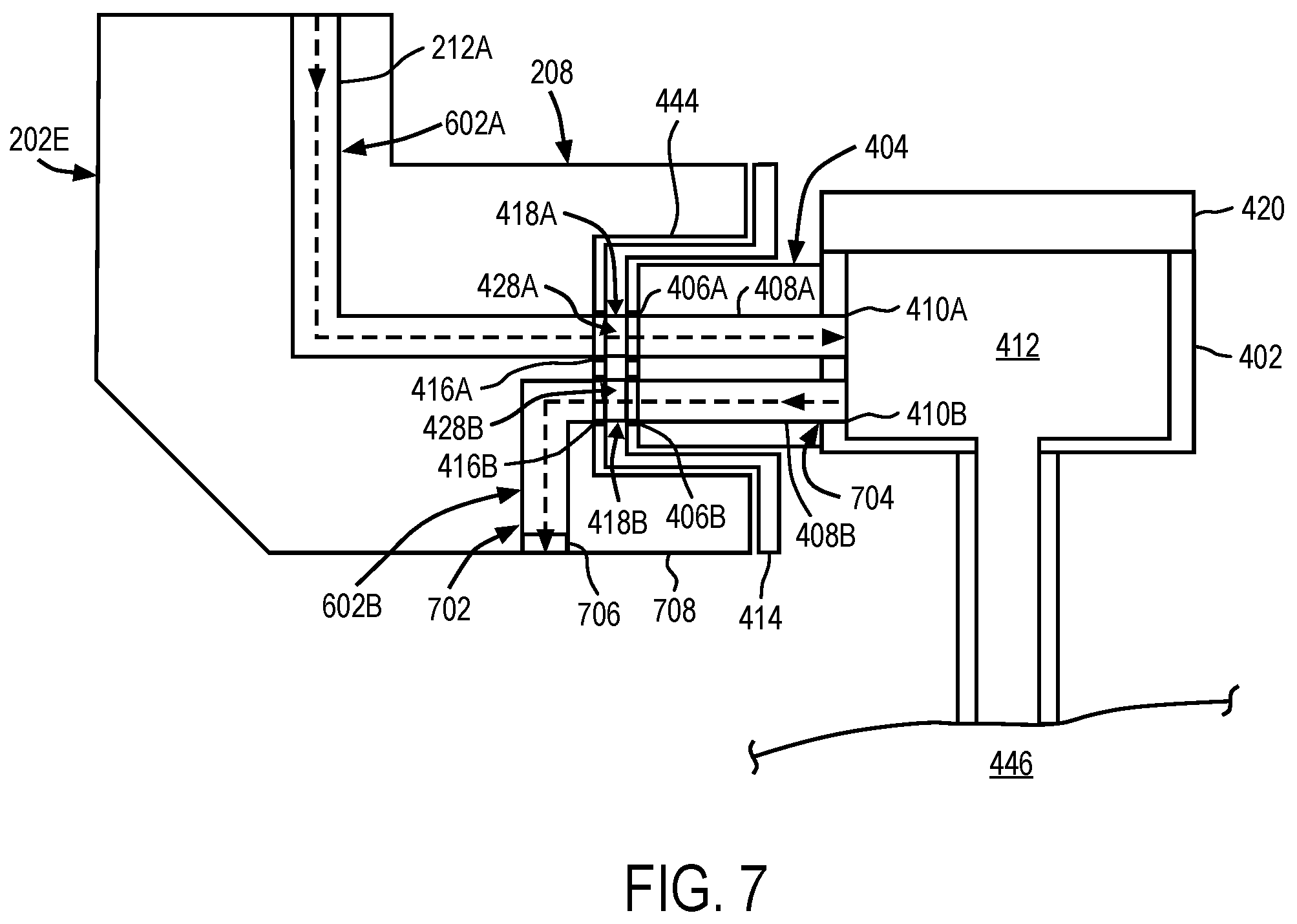 Patent US12097004 Figure 7 – Integrated robotic insufflation and smoke evacuation