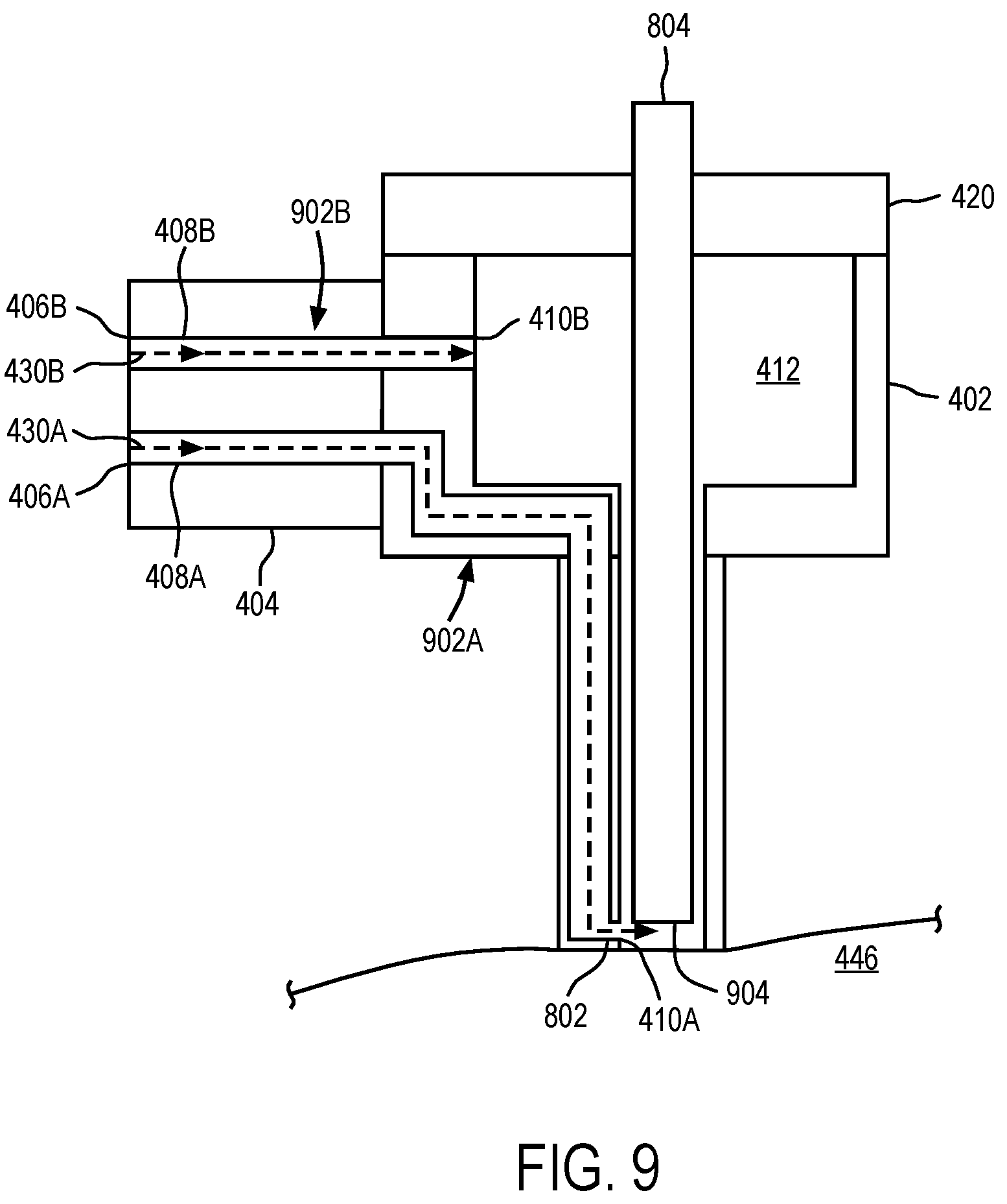 Patent US12097004 Figure 9 – Integrated robotic insufflation and smoke evacuation
