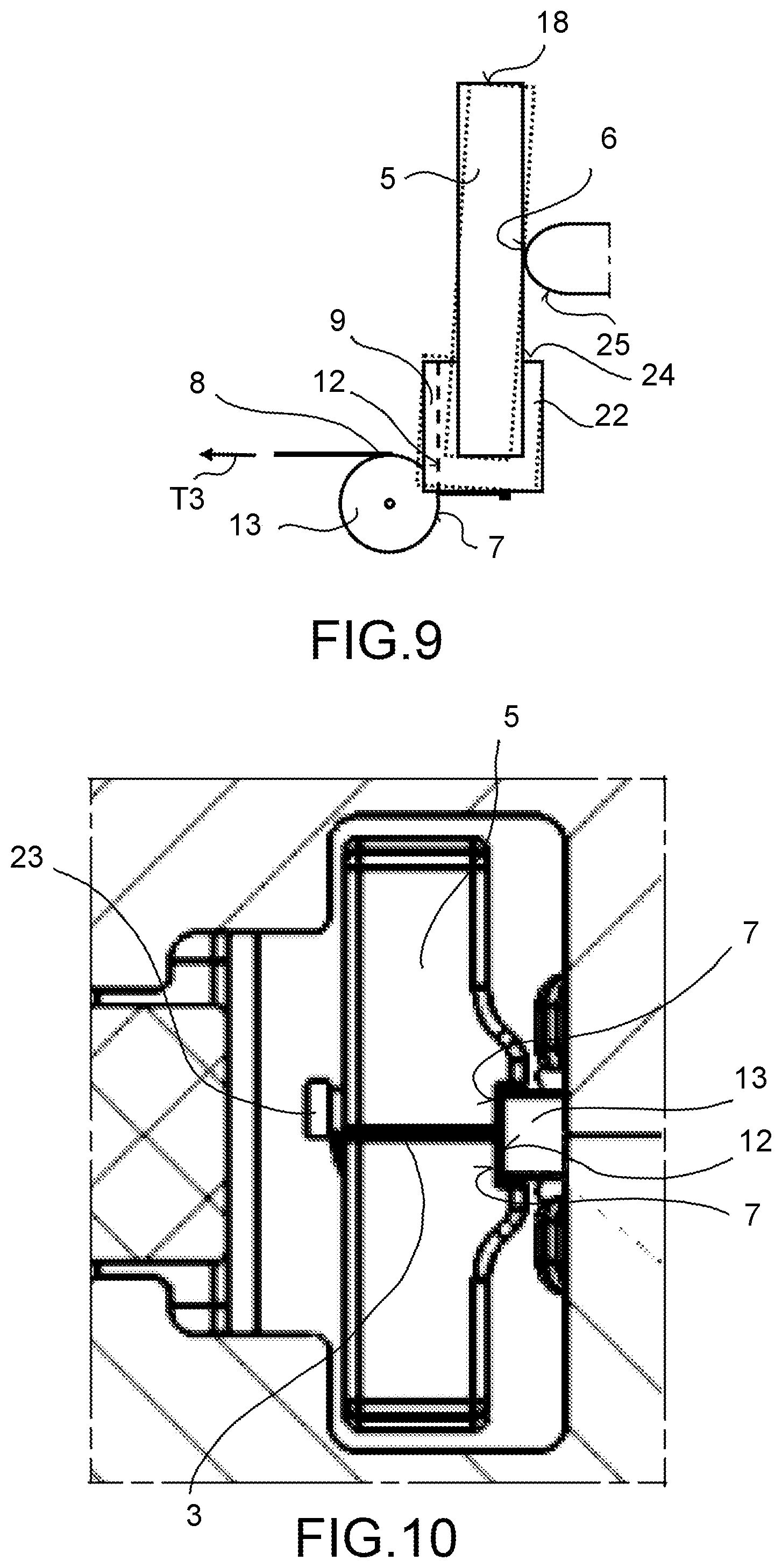 Patent US12097005 Figure 6 – Transmission system of a surgical instrument for robotic surgery