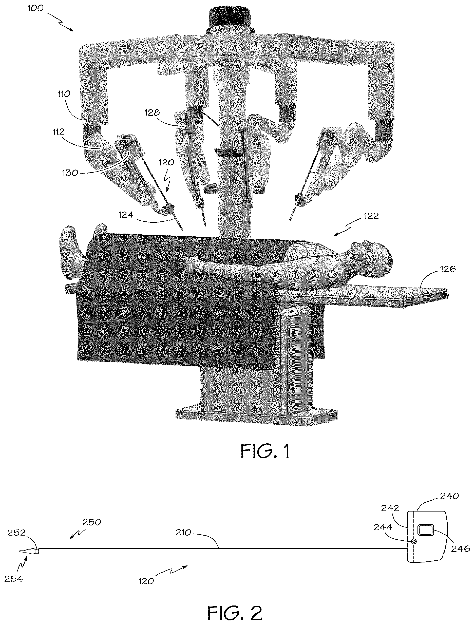 Patent US12097006 Figure 1 – Latch release for surgical instrument