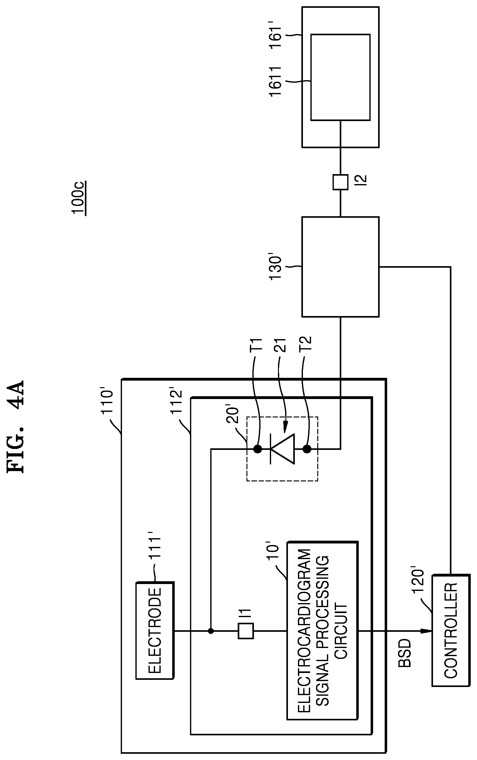 Patent US12097014 Figure 4 – Bio-signal monitoring device