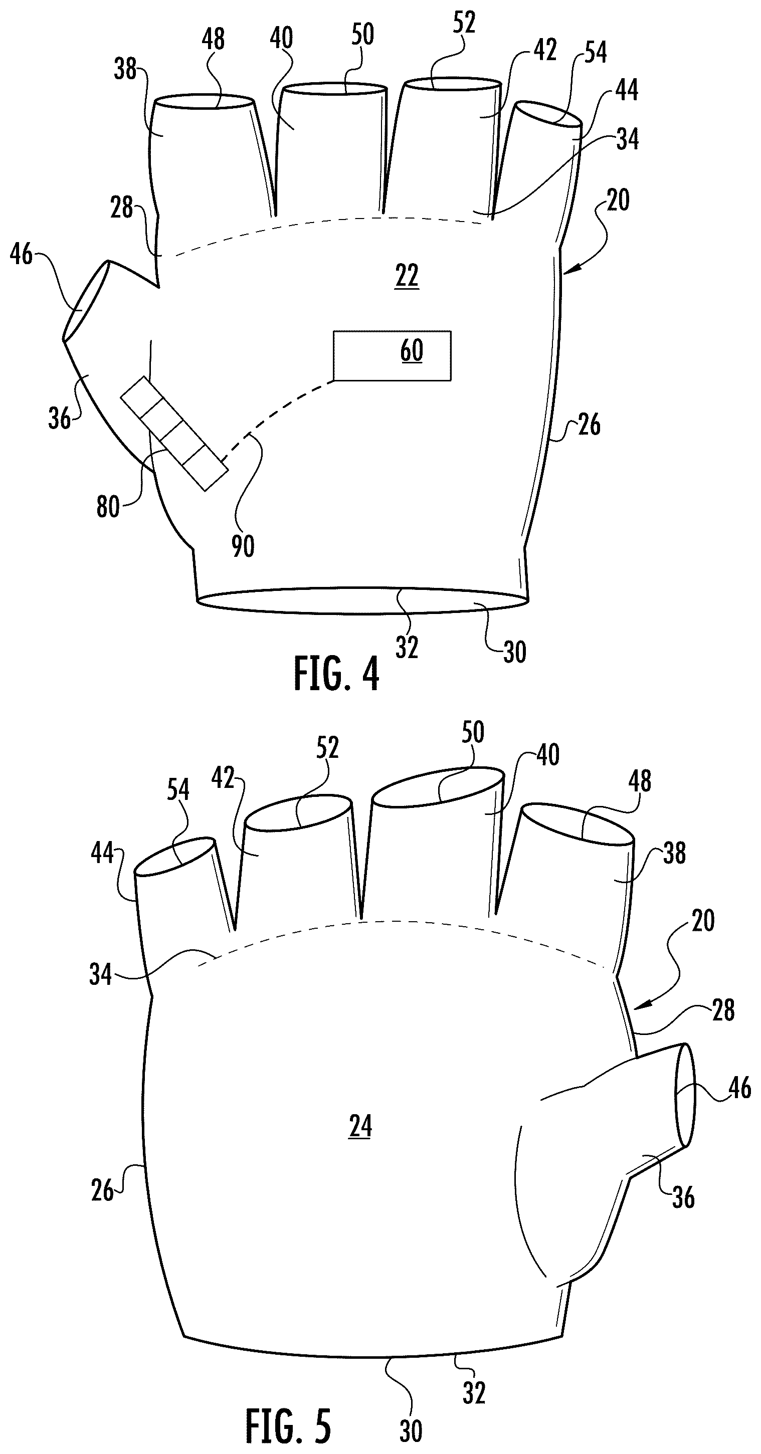 Patent US12097023 Figure 4 – Device for sensing displacement during a joint mobilization procedure and method for using such a device to quantify joint mobilization and detect joint laxity
