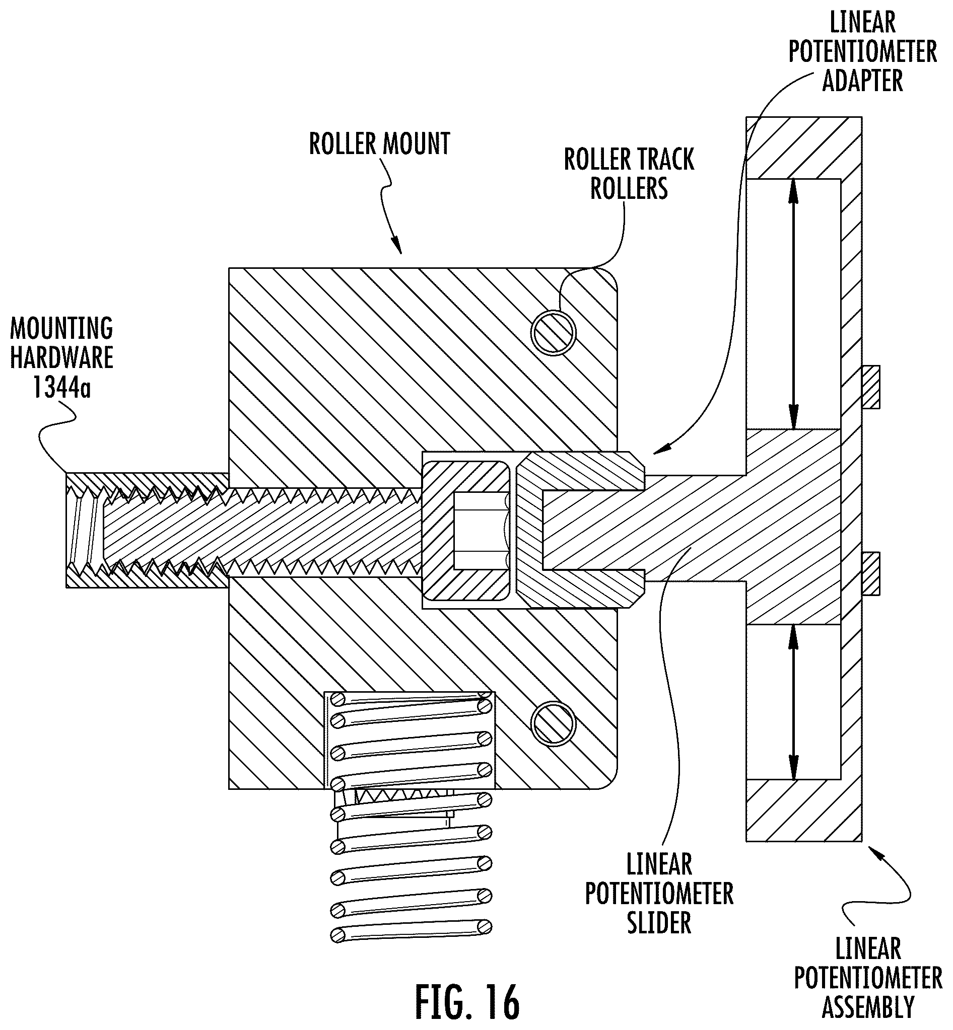 Patent US12097023 Figure 14 – Device for sensing displacement during a joint mobilization procedure and method for using such a device to quantify joint mobilization and detect joint laxity