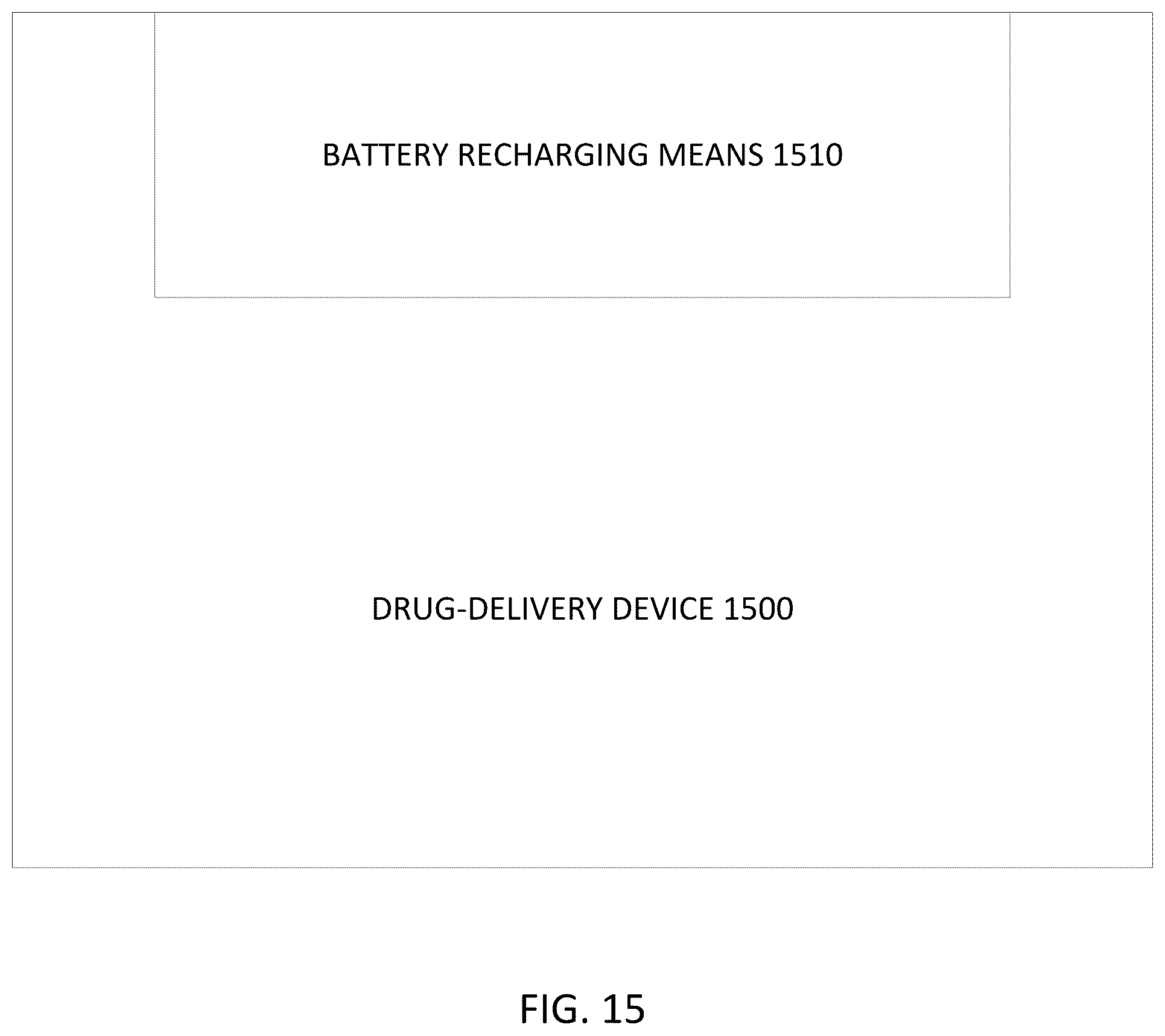 Patent US12097028 Figure 19 – Drug delivery device with electrically controlled volume changing means