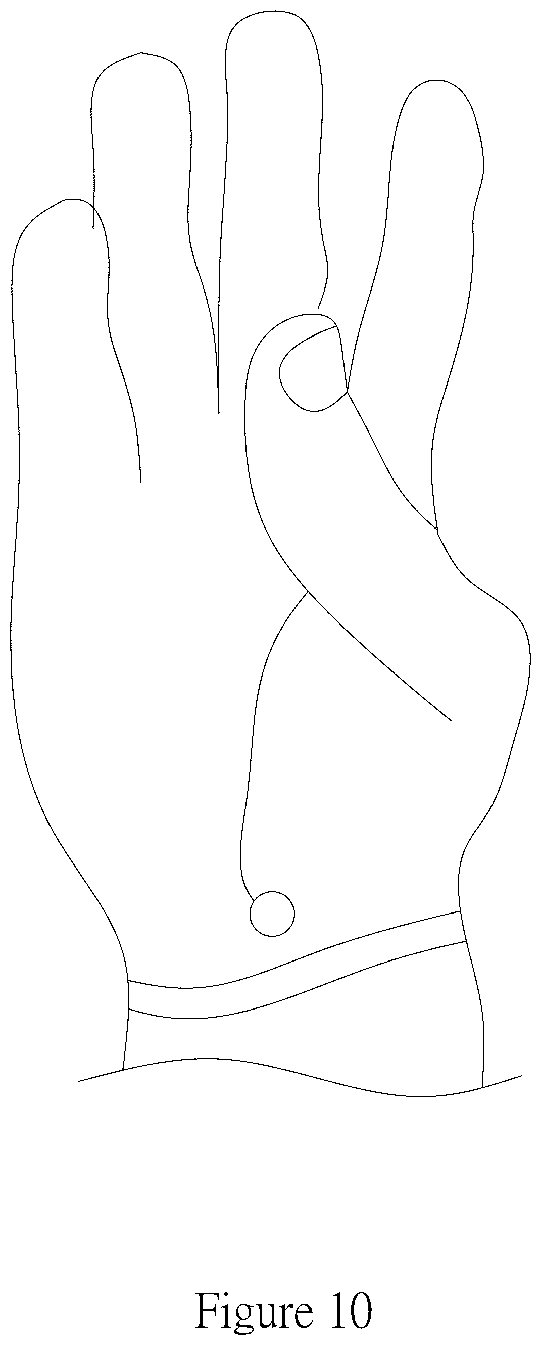 Patent US12097042 Figure 10 – Method for detecting carpal tunnel using an ultrasonic detection device