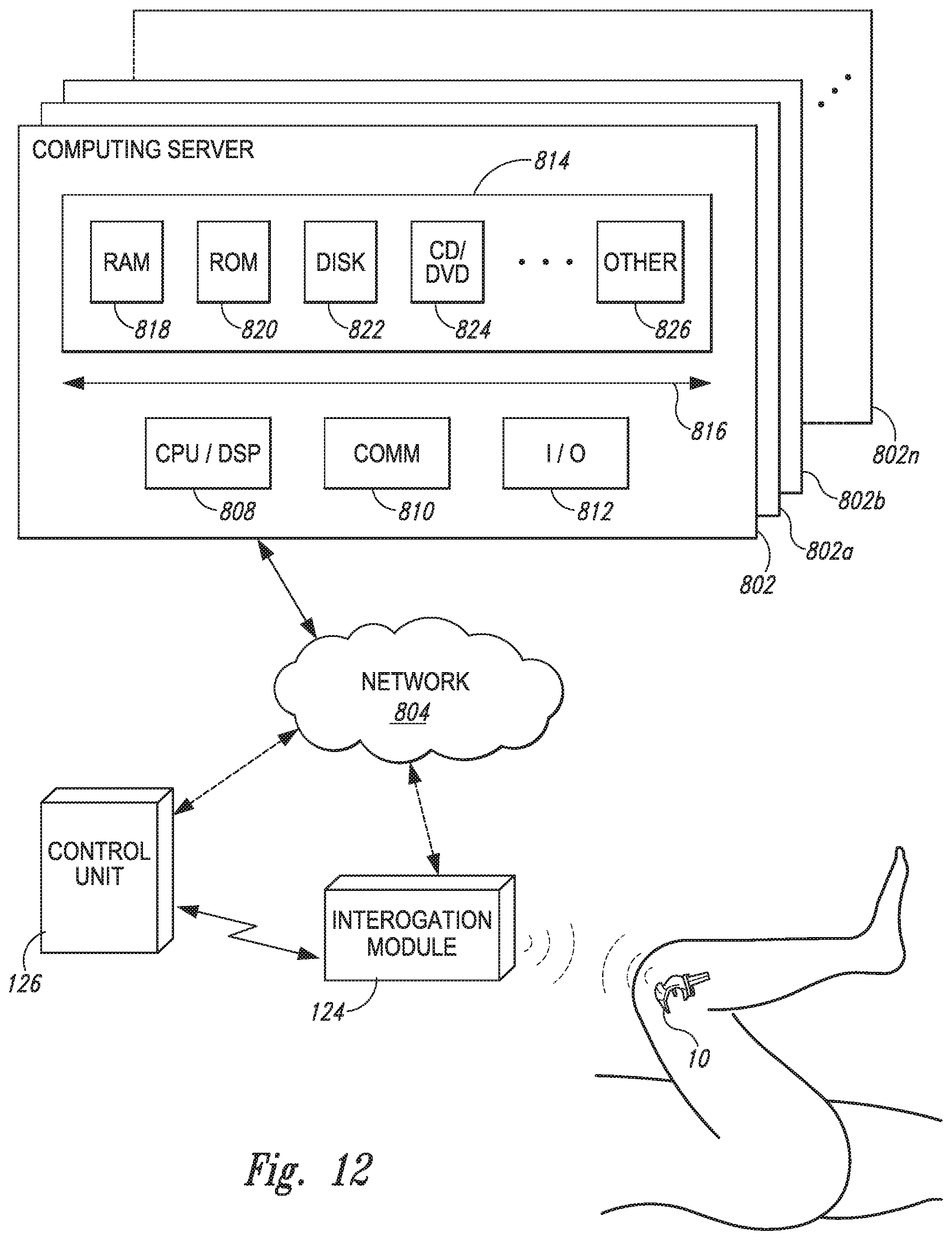 Patent US12097044 Figure 9 – Devices, systems and methods for monitoring knee replacements