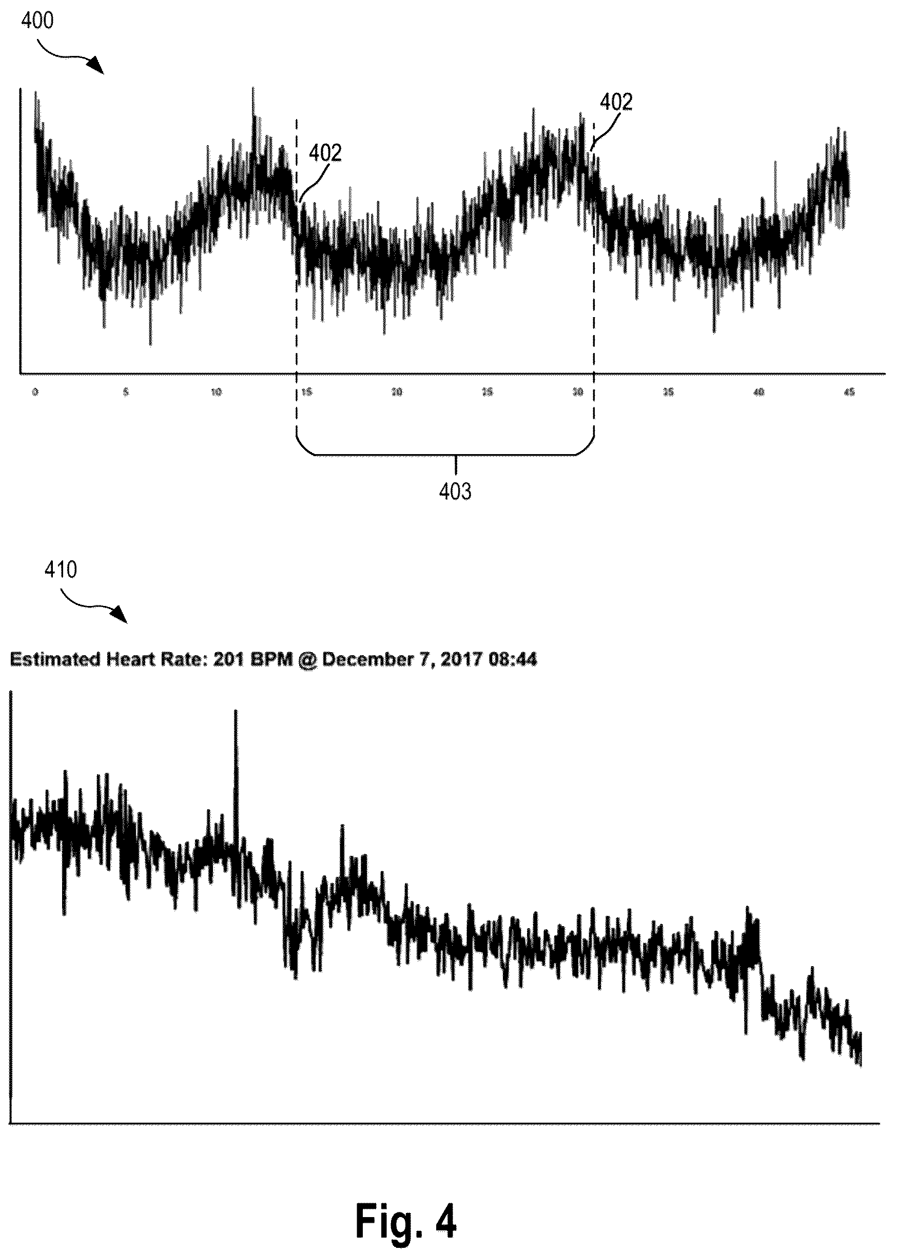 Patent US12097052 Figure 4 – Health monitor wearable device