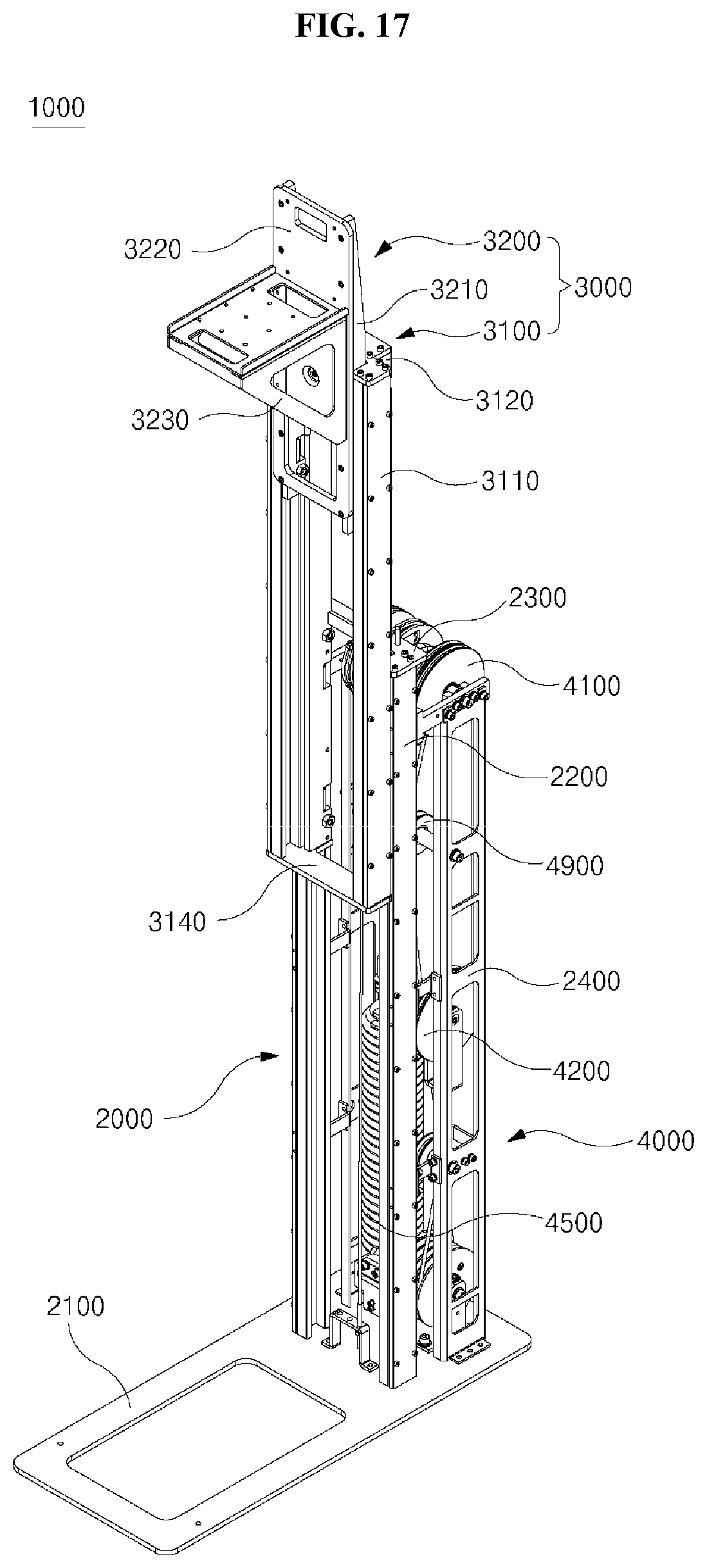 Patent US12097059 Figure 17 – Telescopic column for x-ray imaging apparatus