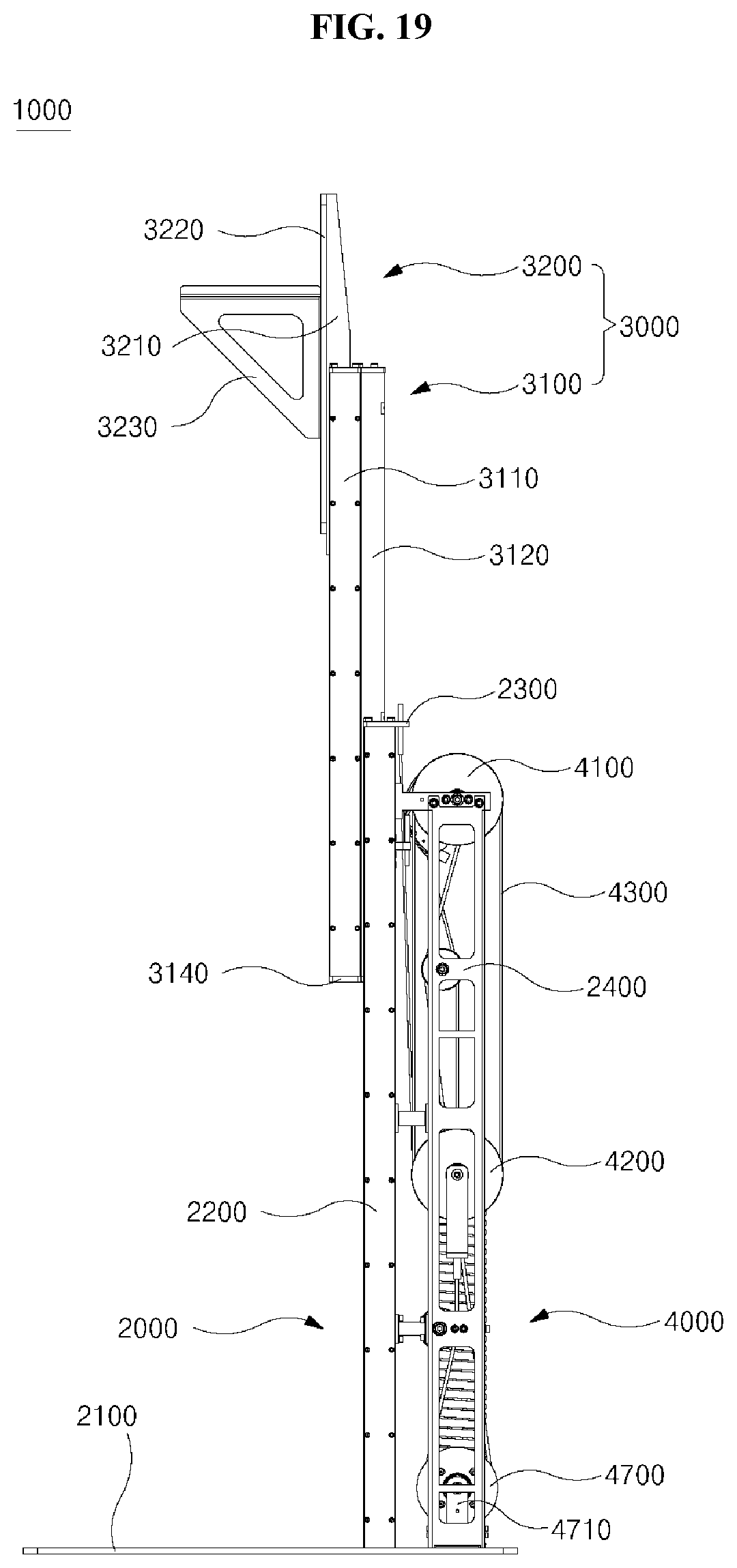 Patent US12097059 Figure 19 – Telescopic column for x-ray imaging apparatus
