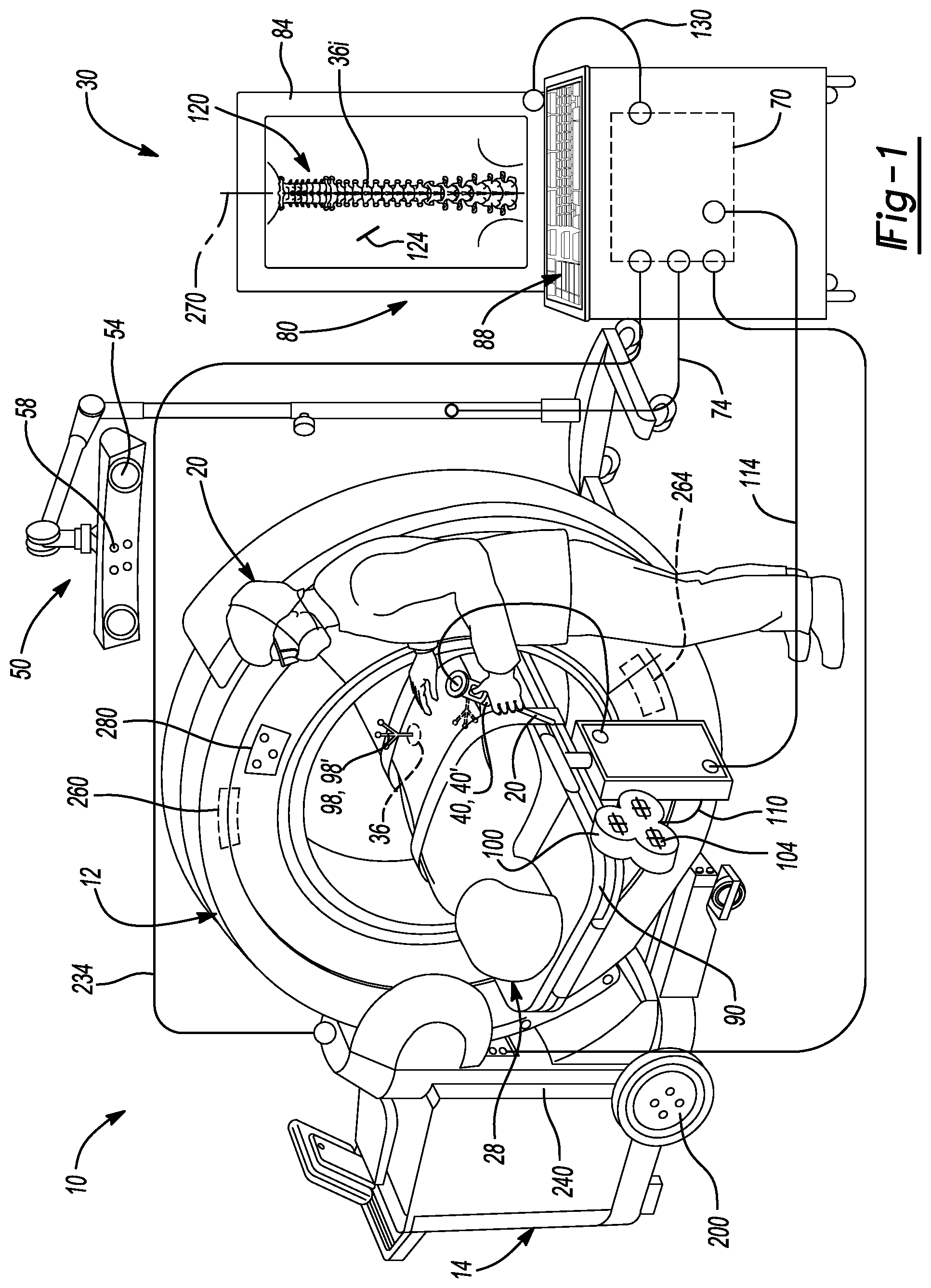Patent US12097060 Figure 1 – Long axis imaging system and method