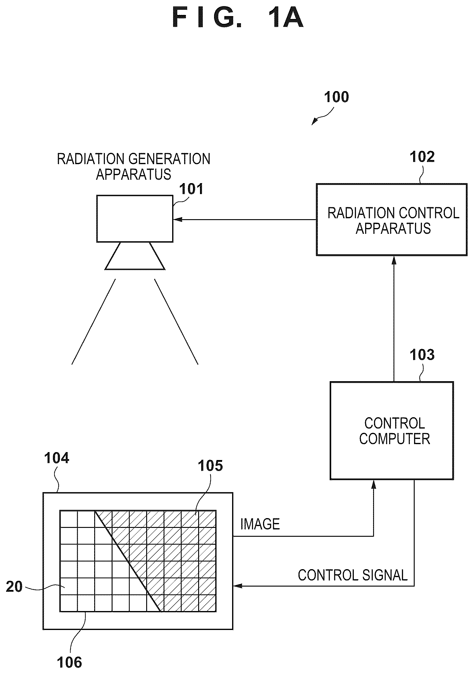 Patent US12097061 Figure 1 – Radiation imaging system, imaging control apparatus, and method