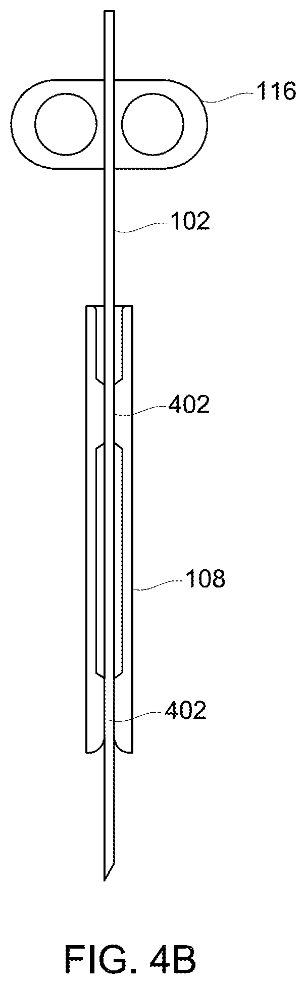 Patent US12097069 Figure 6 – Ultrasound probe with an integrated needle assembly and a computer program product, a method and a system for providing a path for inserting a needle of the ultrasound probe